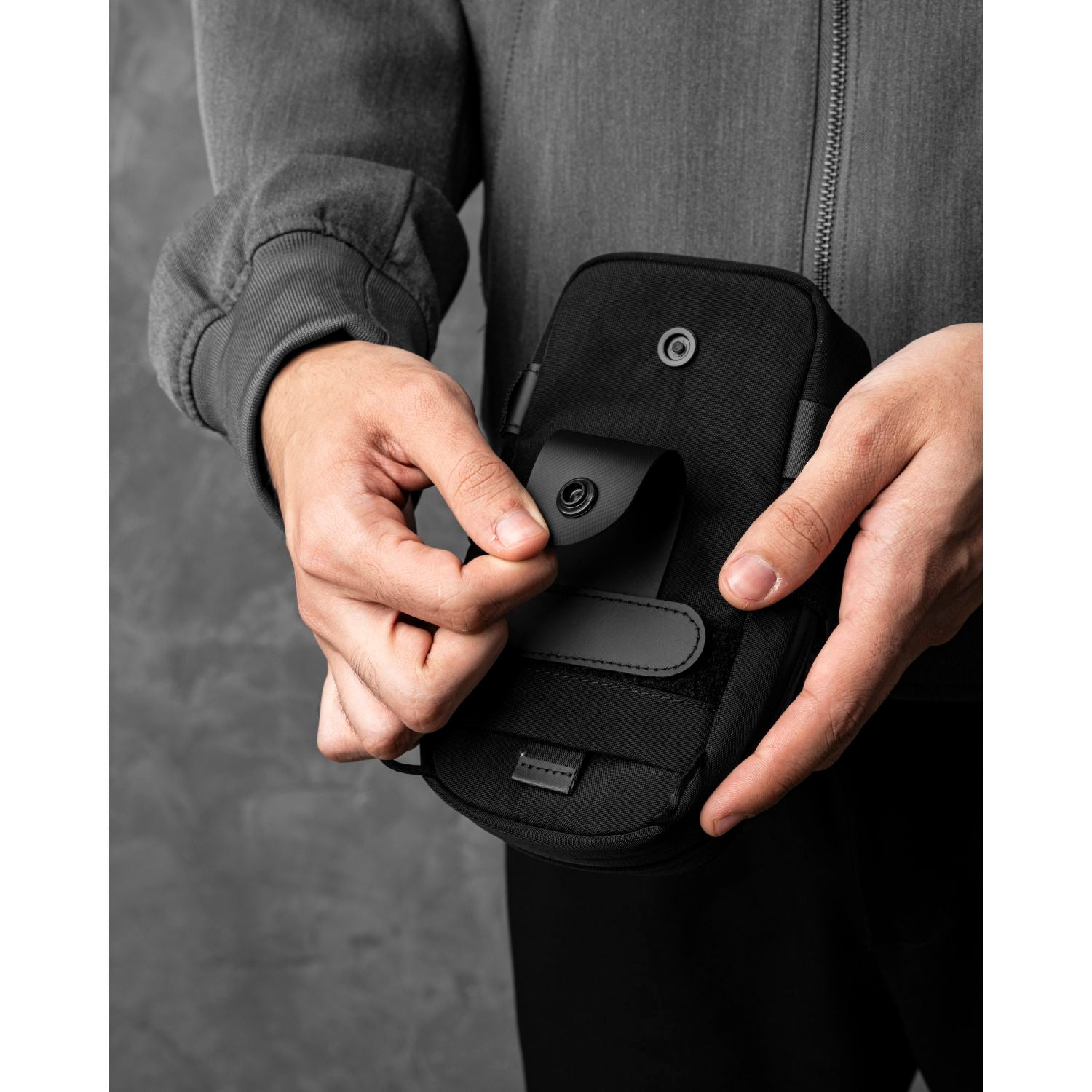 ALPAKA Modular Shoulder Pocket Max Nylon Washed  Axoflux 400D (Black)