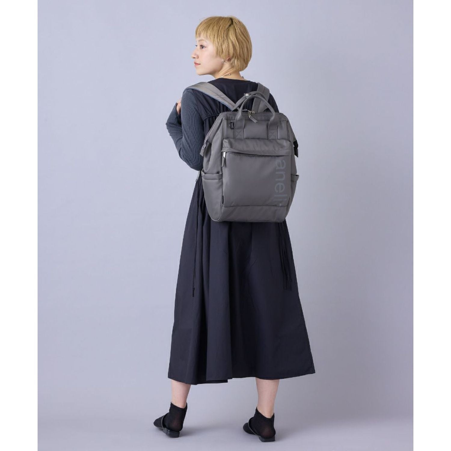 Anello Alf Kuchigane Backpack R (Black)