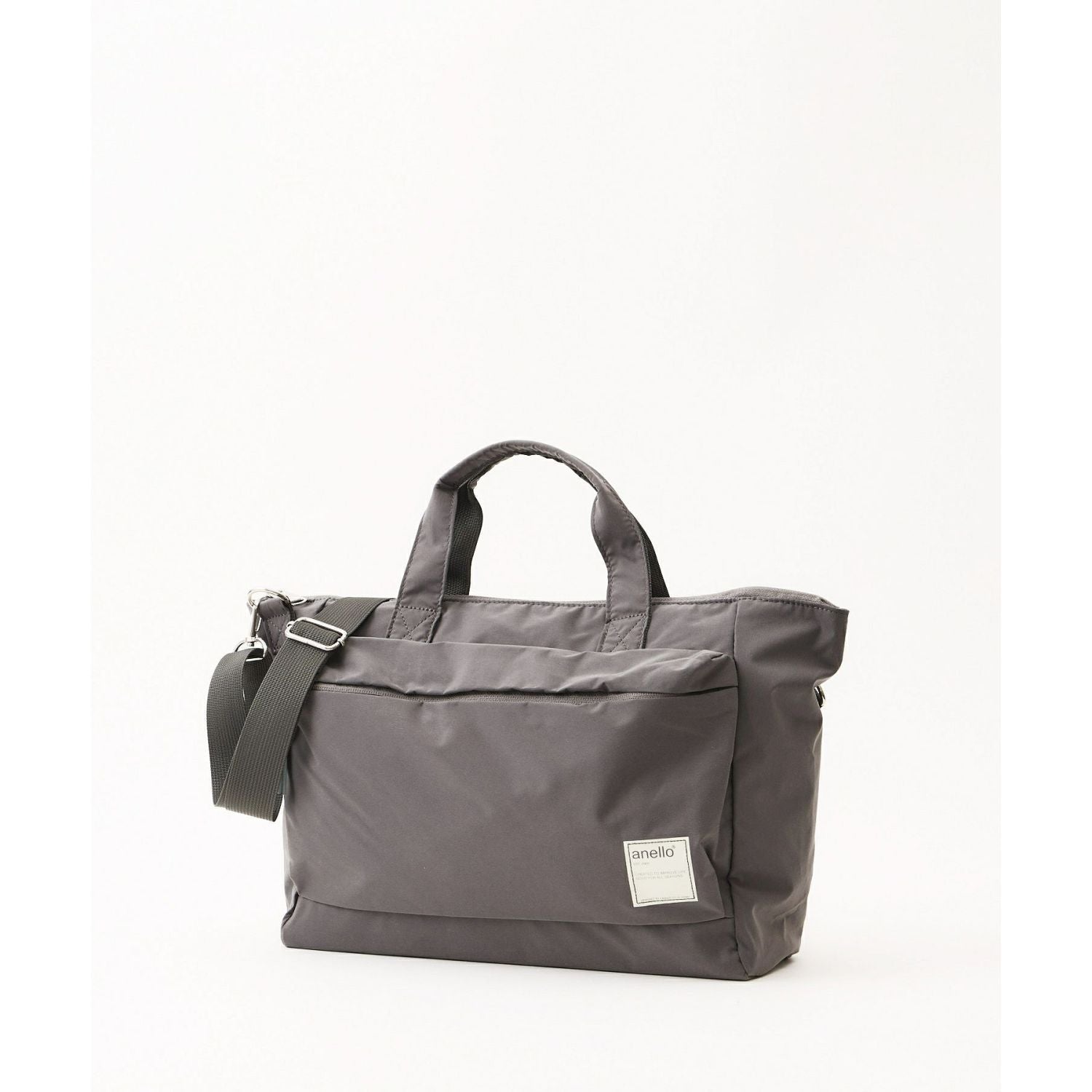 Anello Circle 2Way Tote Bag (Grey)