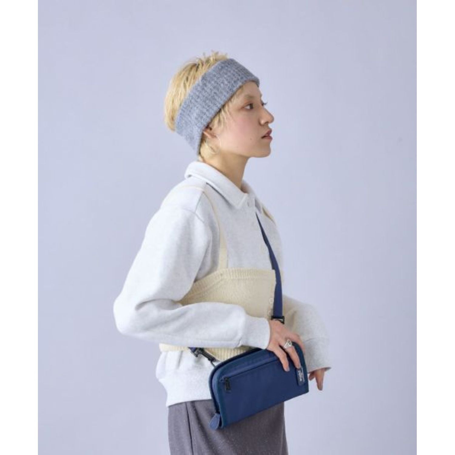 Anello Cosmic Multi-functional Shoulder Bag (Navy)