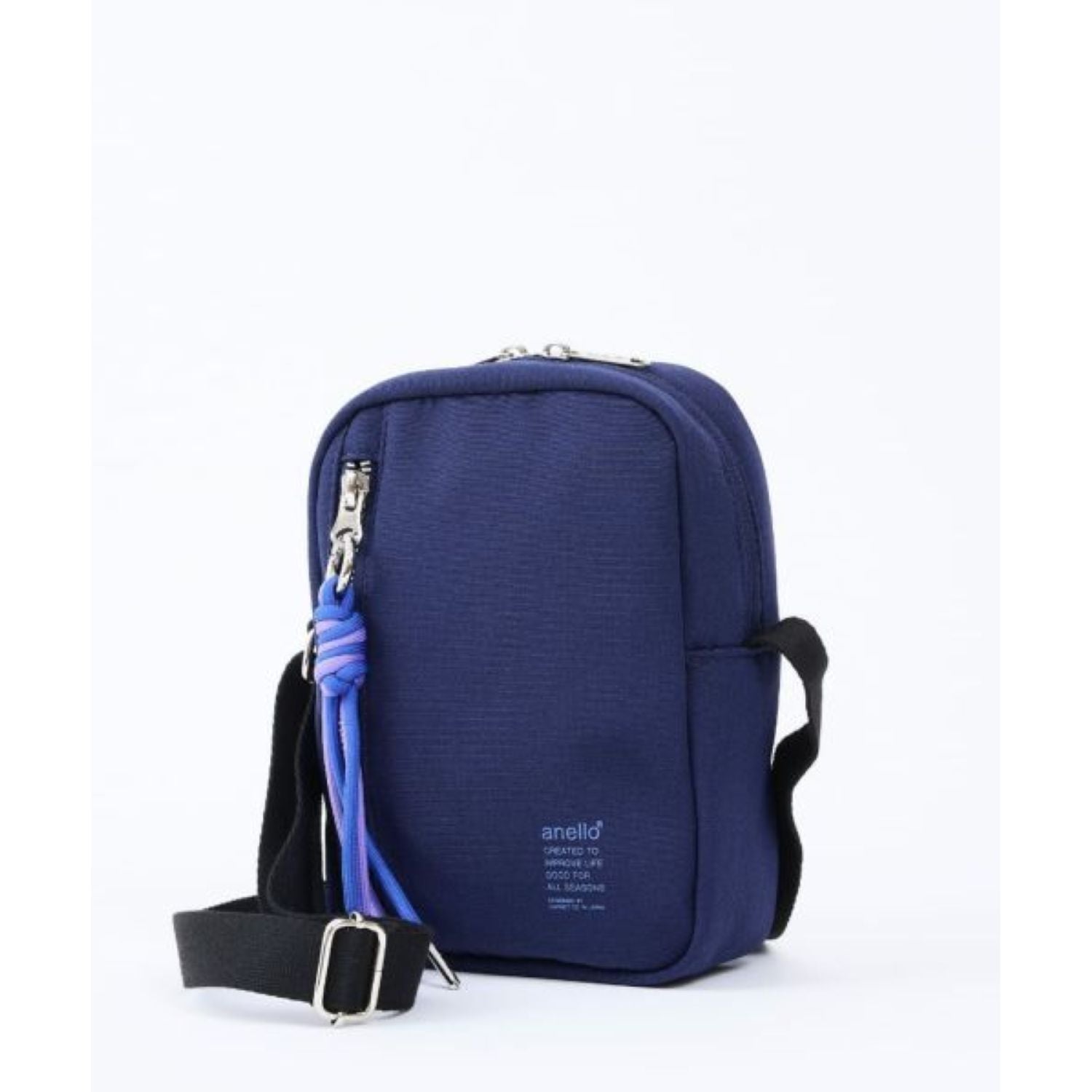 Anello Dorothy Mini Shoulder Bag (Navy)