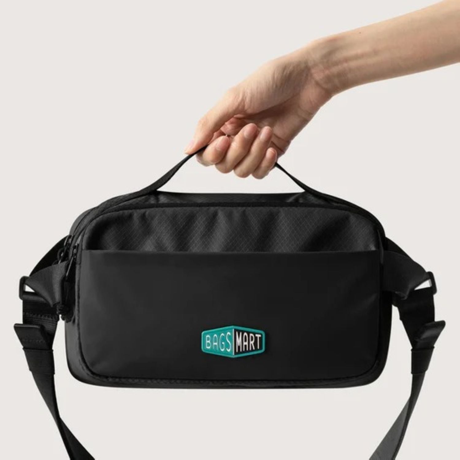 Bagsmart Blast Travel Sling Bag 3.3L (Black)