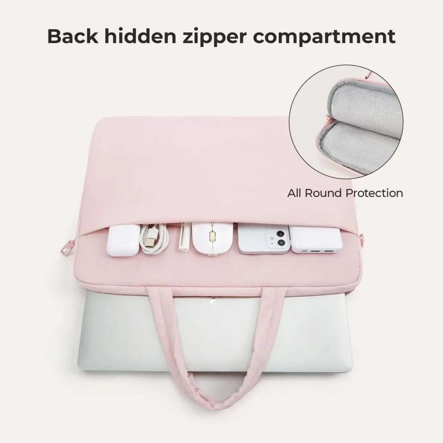 Bagsmart Bubble Laptop Sleeve Pro 15.6" (Pink)