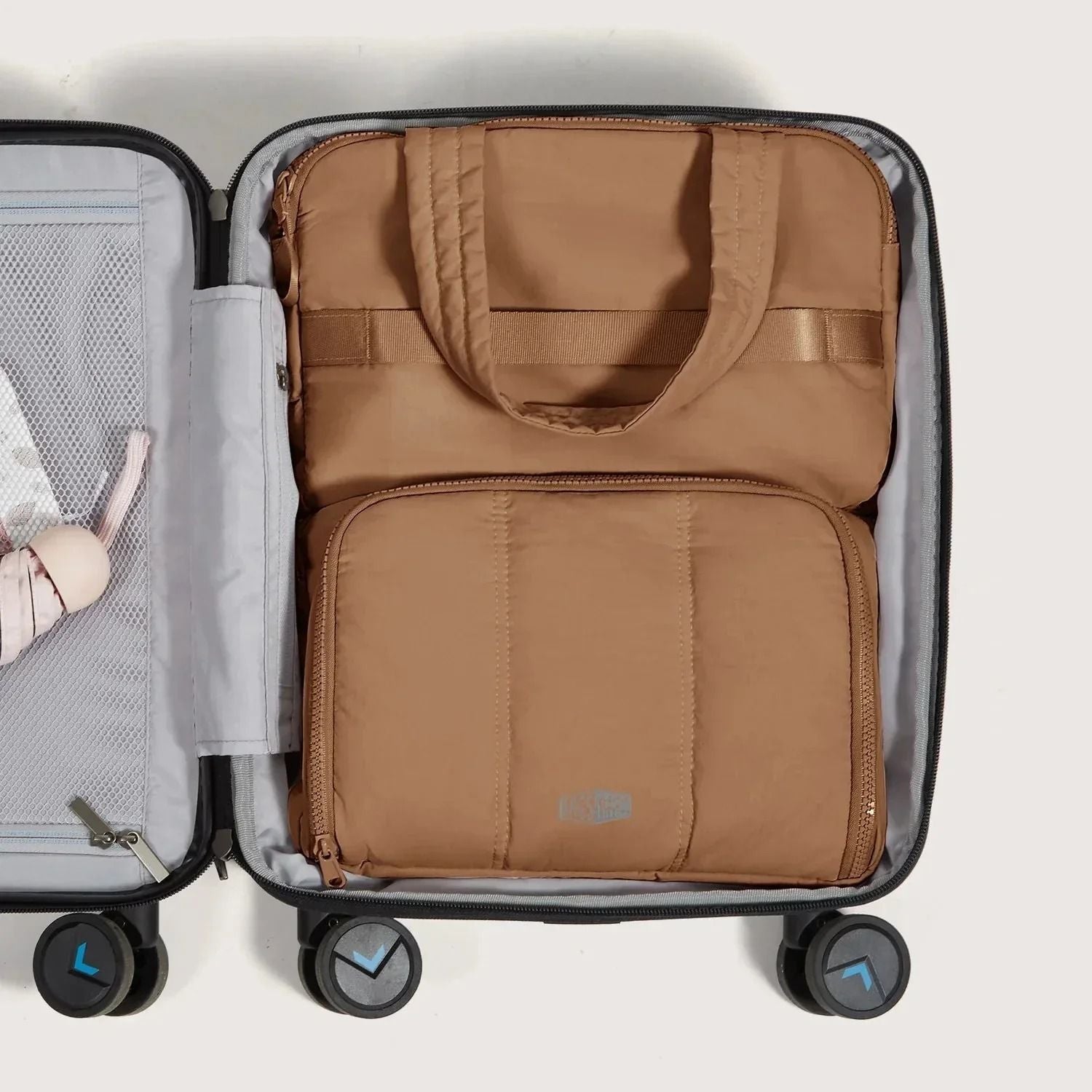 Bagsmart Crush Hanging Toiletry Bag (Brown)