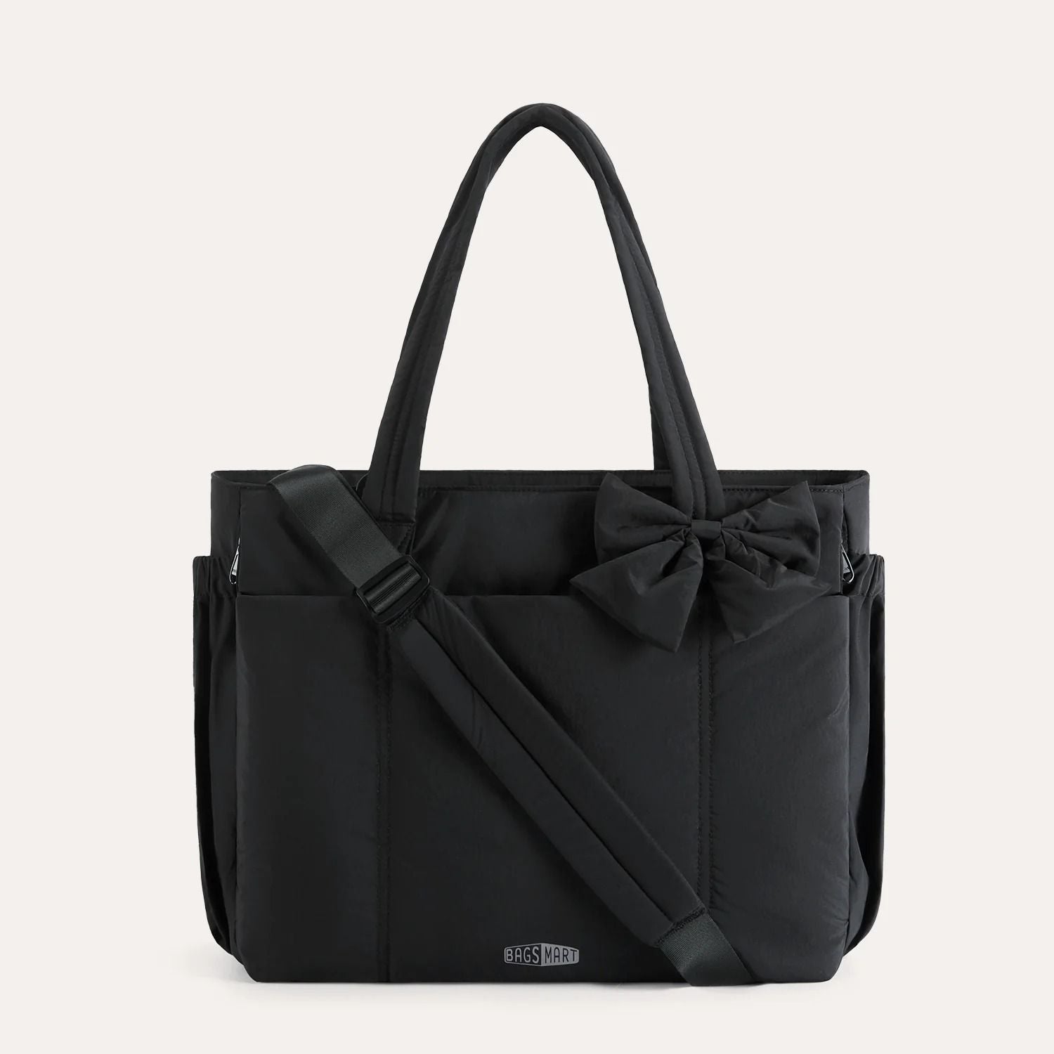 Bagsmart Crush Laptop Tote 23L (Black)