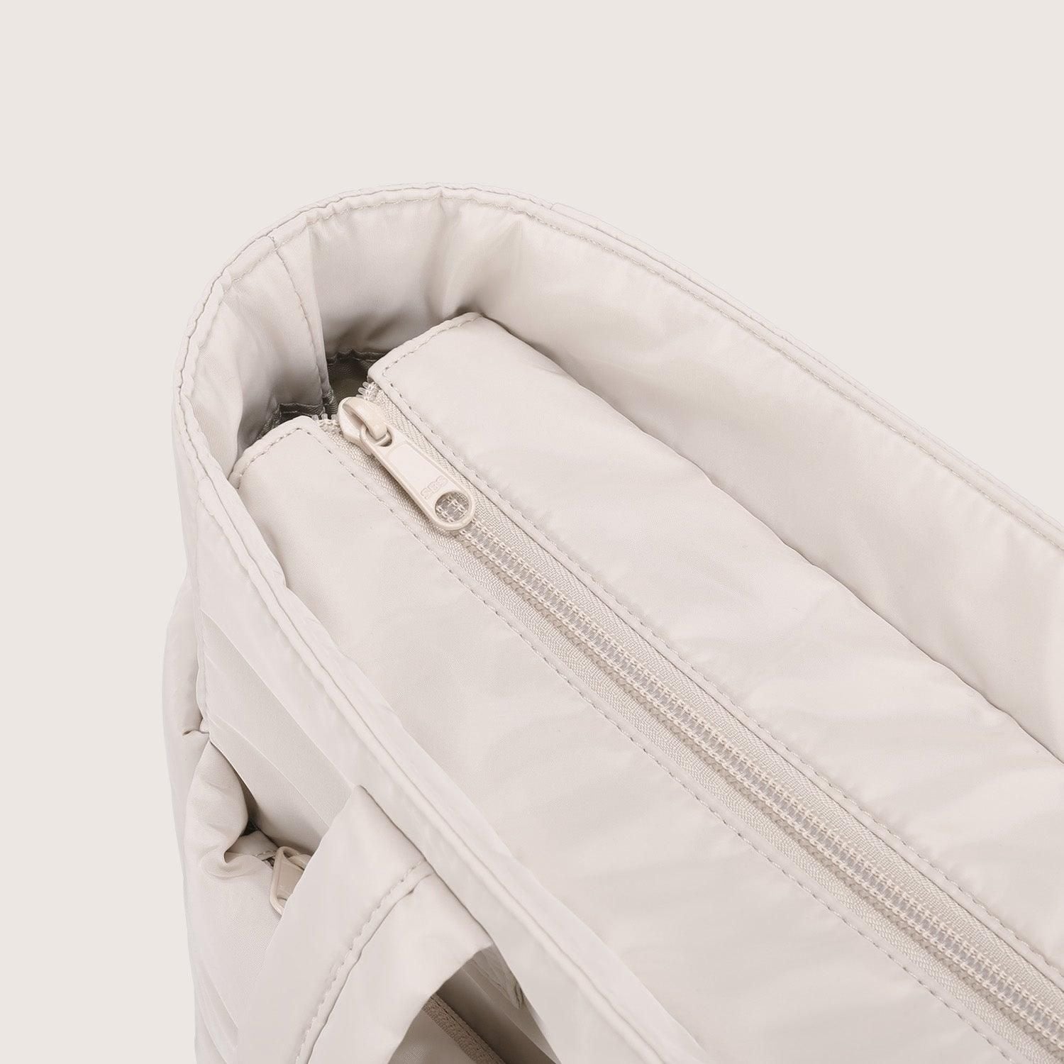Bagsmart Zora Puffy Tote 20L (Beige)
