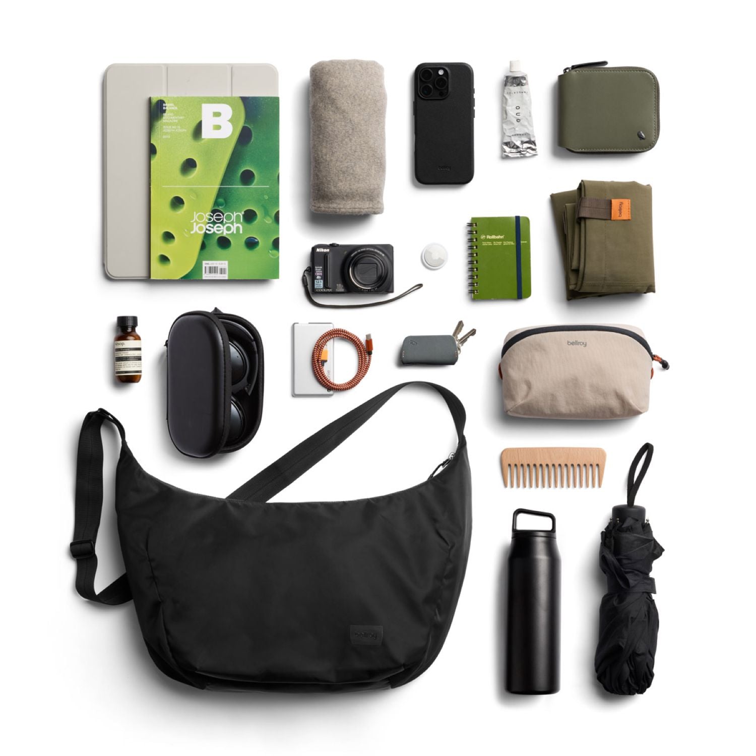 Bellroy Laneway Crescent Bag 12L - Ink