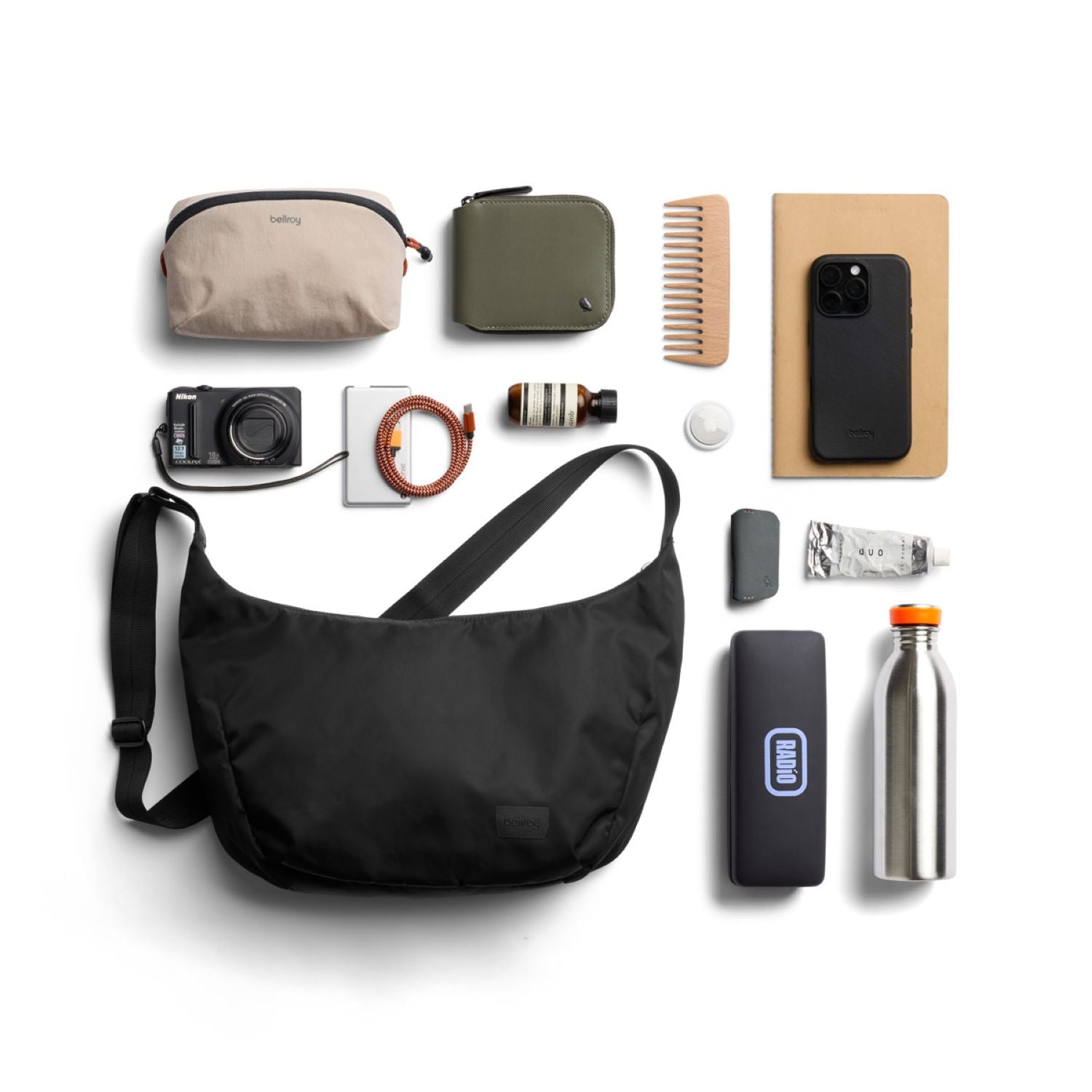 Bellroy Laneway Crescent Bag 7L - Ink