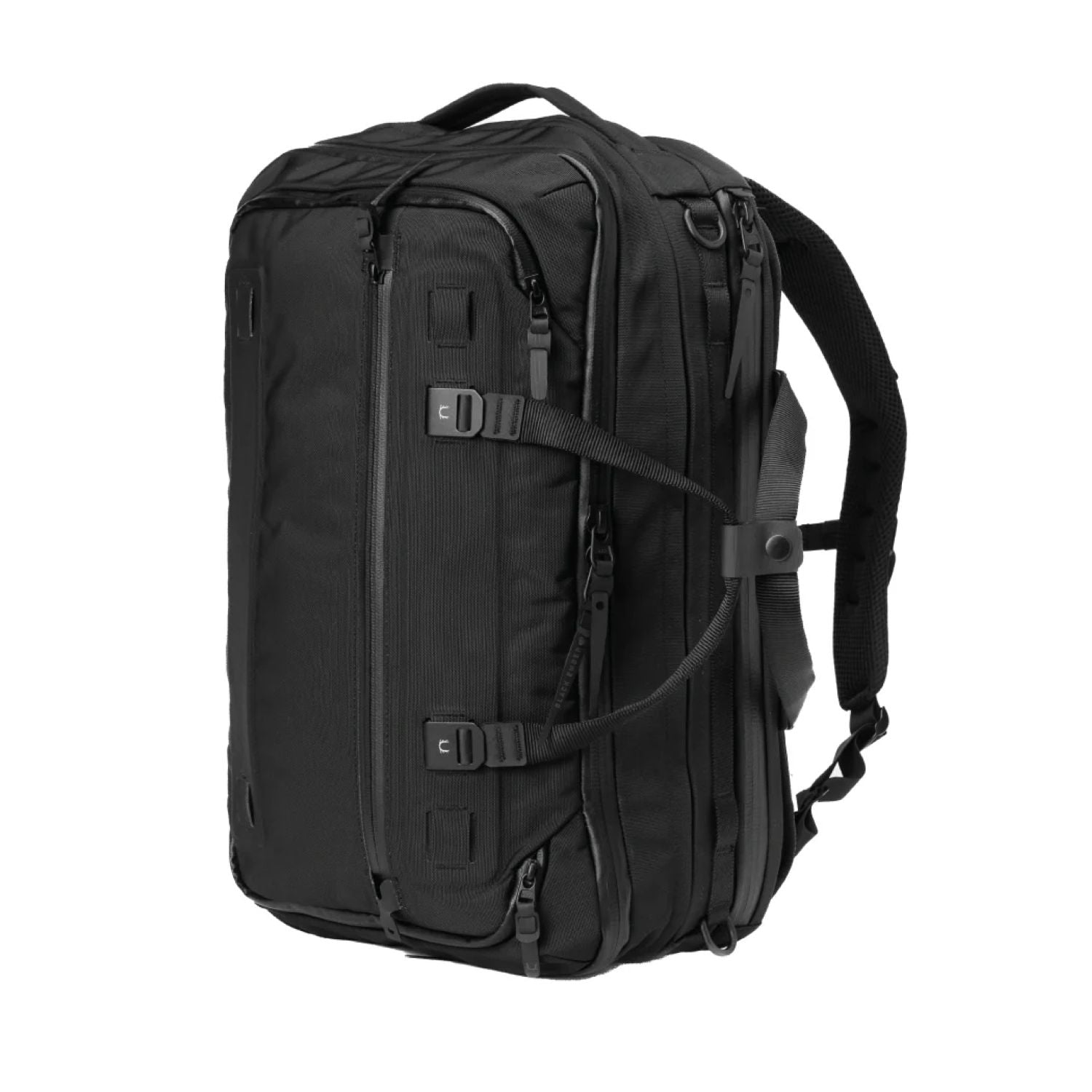 Black Ember Forge Convertible Travel Backpack Embertex Pfas Free 30-40L - Jet Black