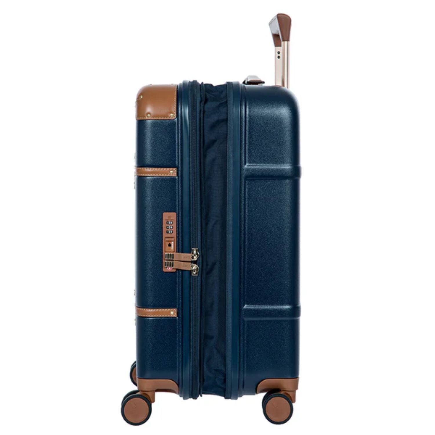 Bric'S Bellagio 21" Carry-On Spinner Expandable (Blue/Tan)
