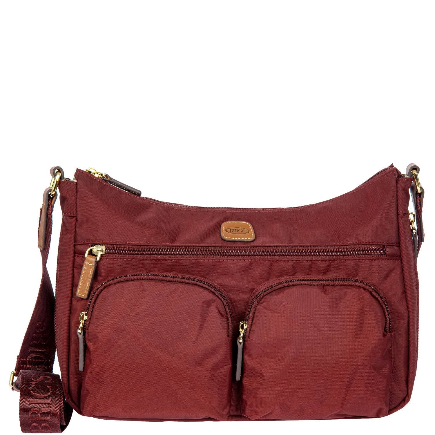 BRIC'S X-Bag Expandable Shoulder Bag (Bordeaux)