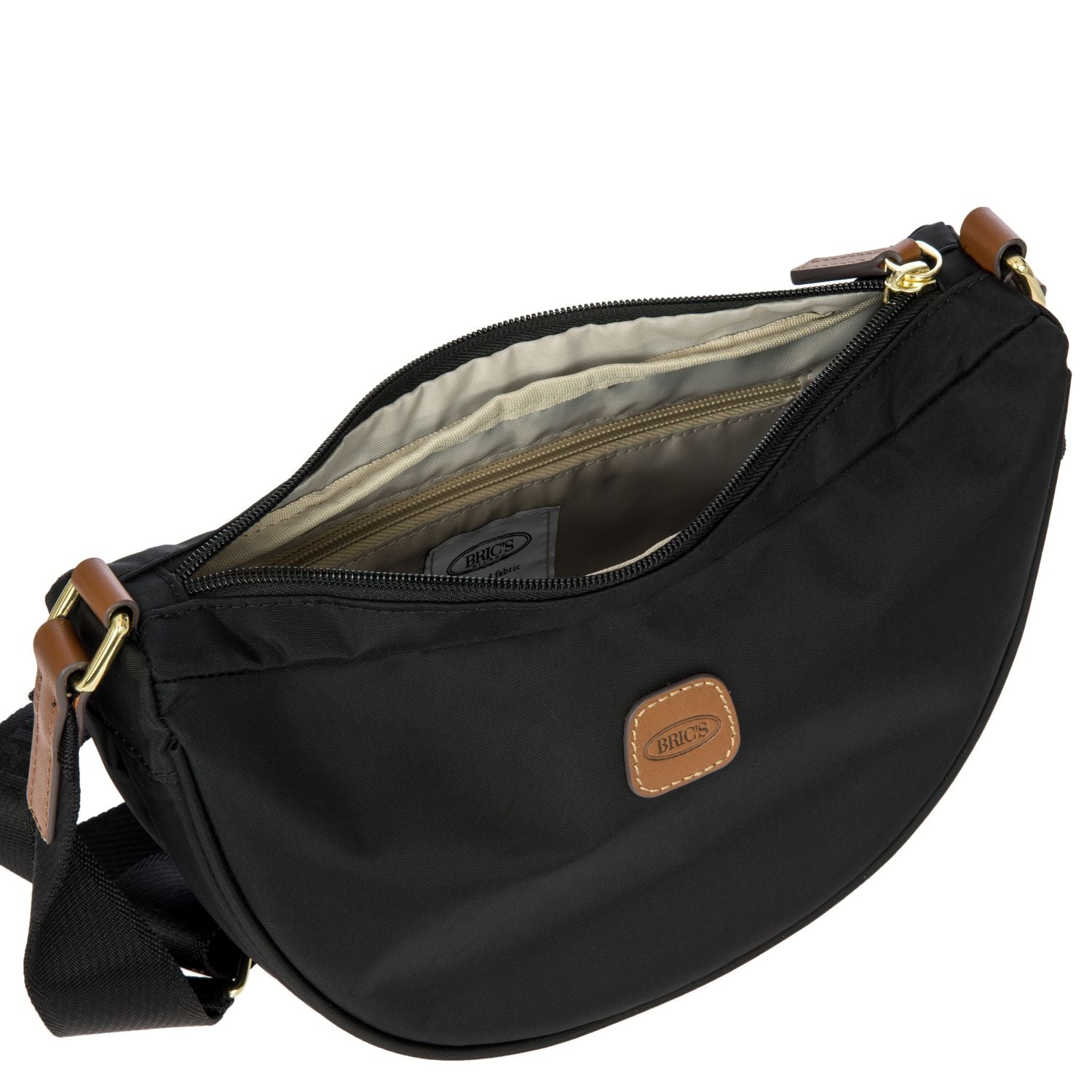 BRIC'S X-Bag Half Moon Bag - S (Black)