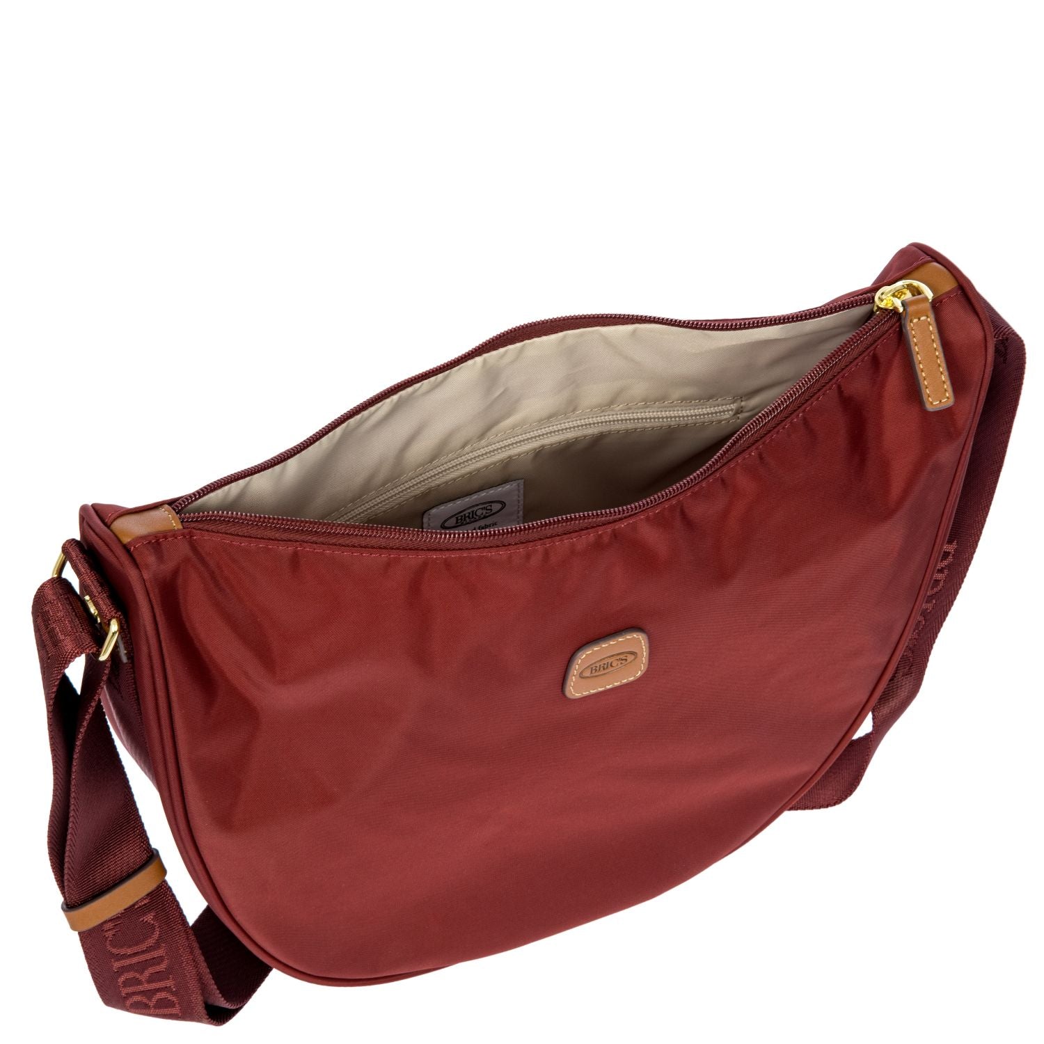 Bric's X-Bag Half Moon Bag-M (Bordeaux)