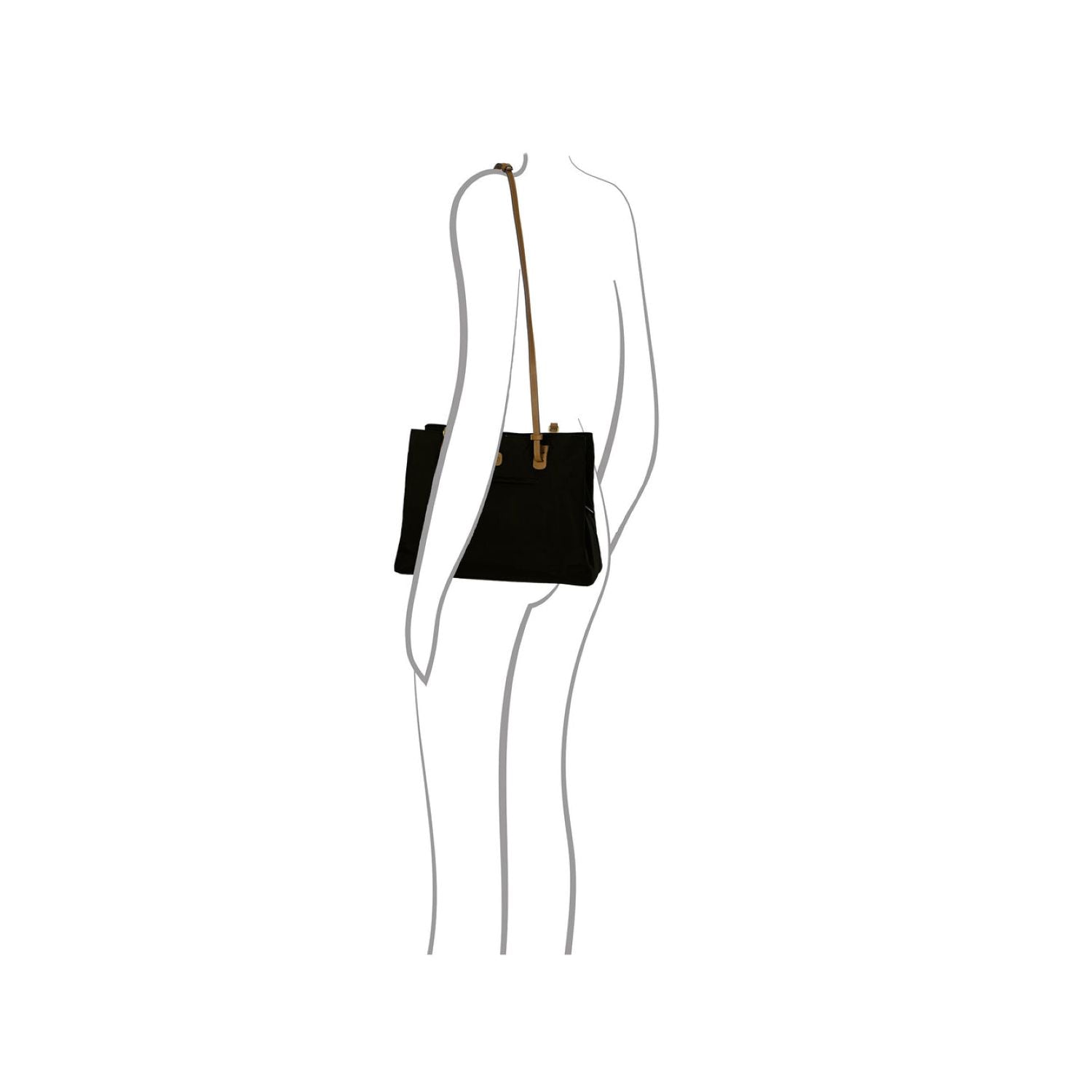 BRIC'S X-Bag Shopping Bag - Large (Black)
