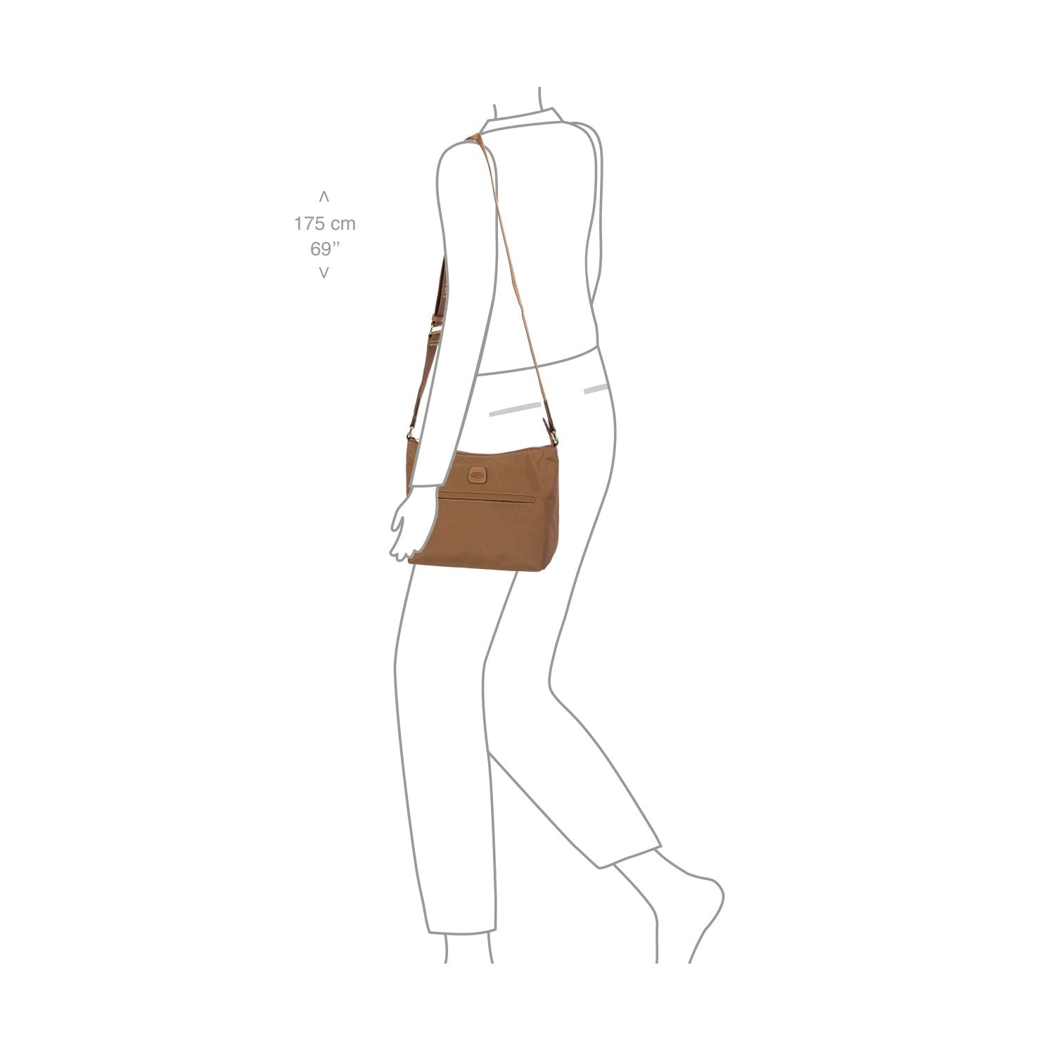 BRIC'S X-Bag Small Shoulderbag (Brownie)