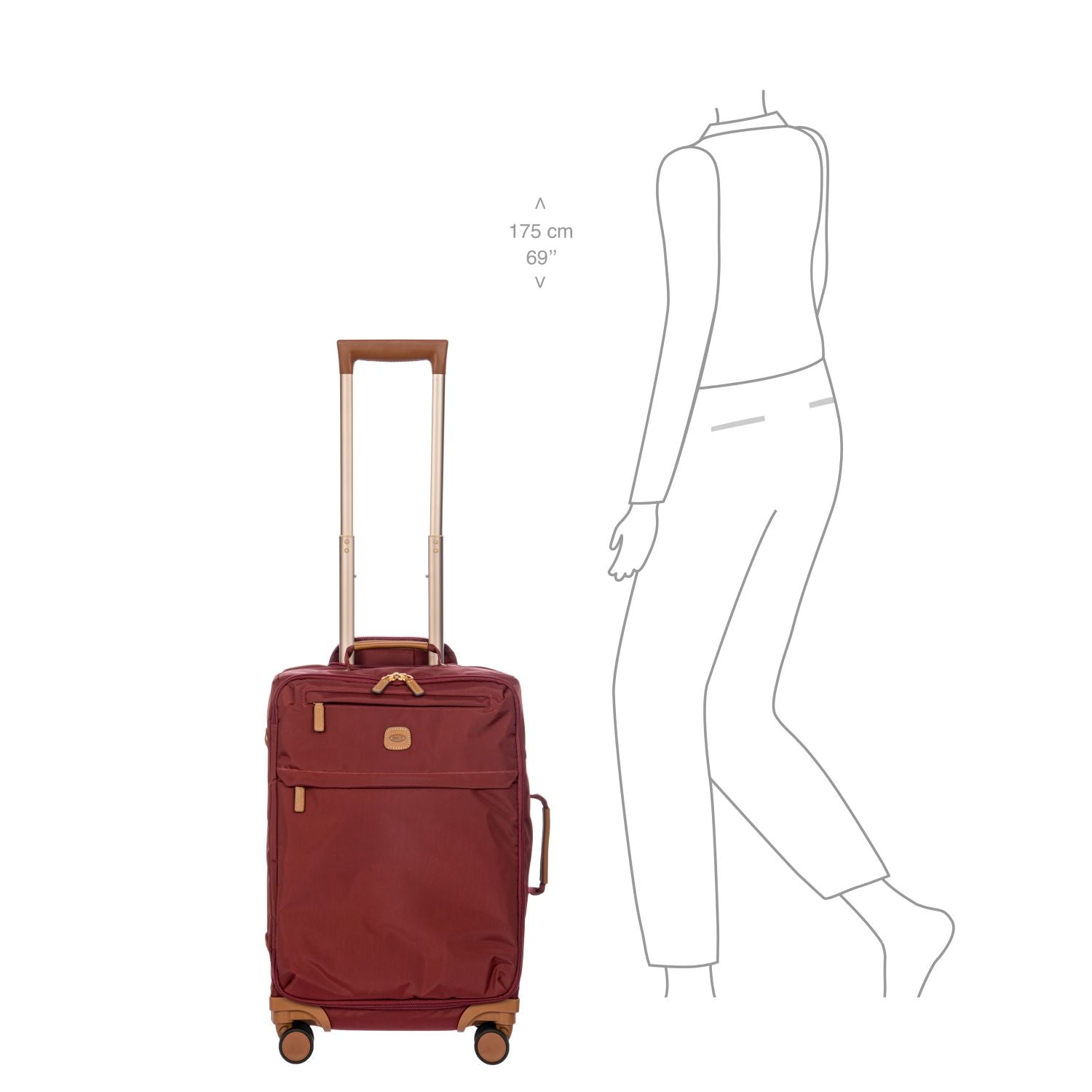 Bric's X-Travel 22" Spinner (Bordeaux)