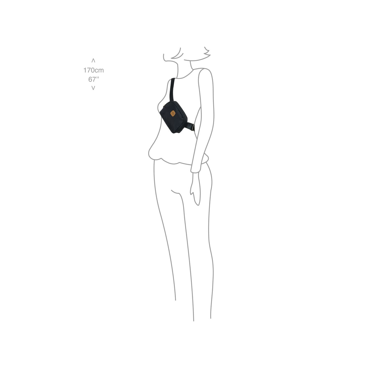 BRIC'S X-Travel Belt Bag (Ocean Blue)