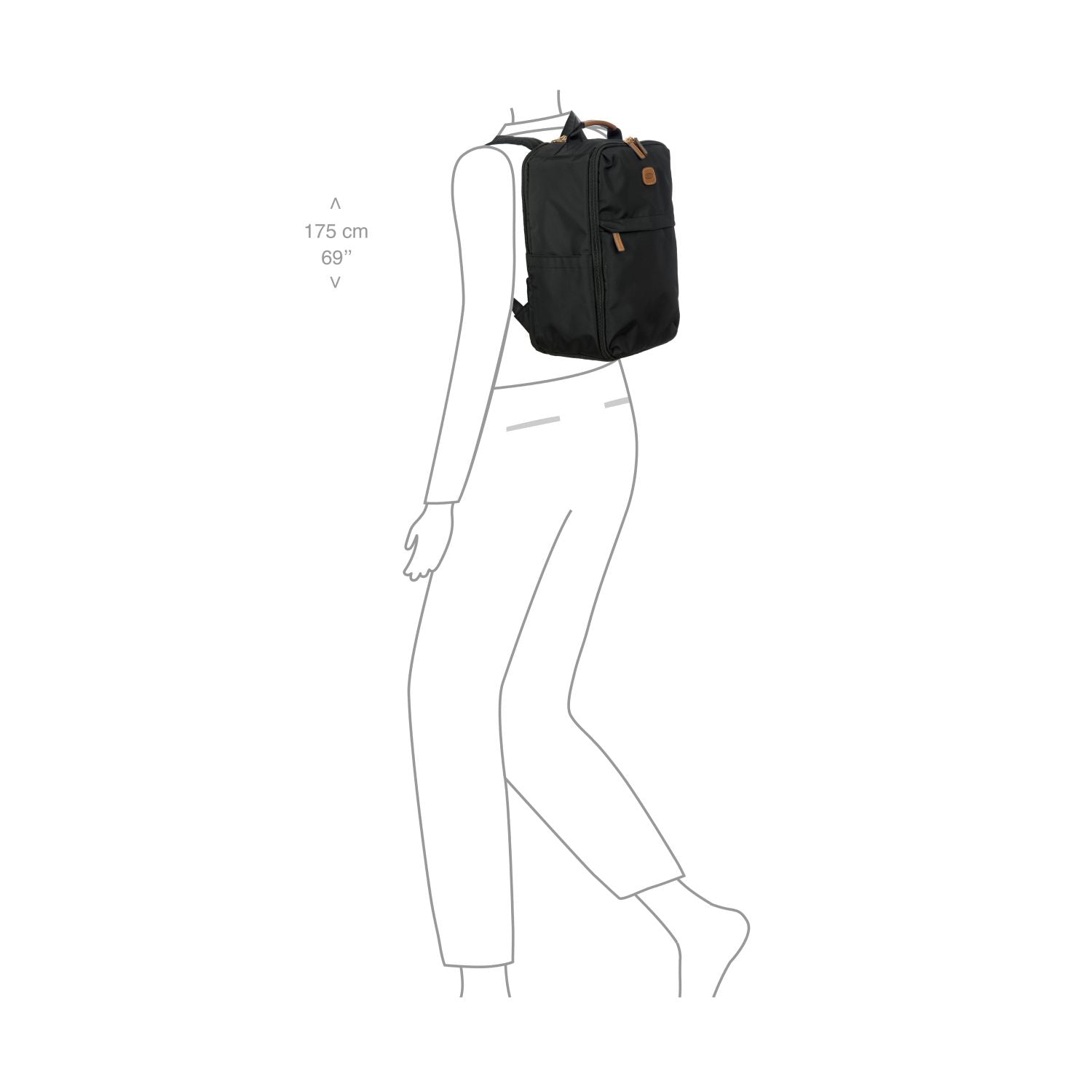 Bric'S X-Travel Underseat Backpack - Black