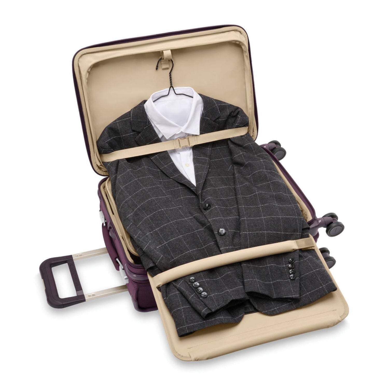 Briggs & Riley Baseline Essential Carry-On Spinner - Plum