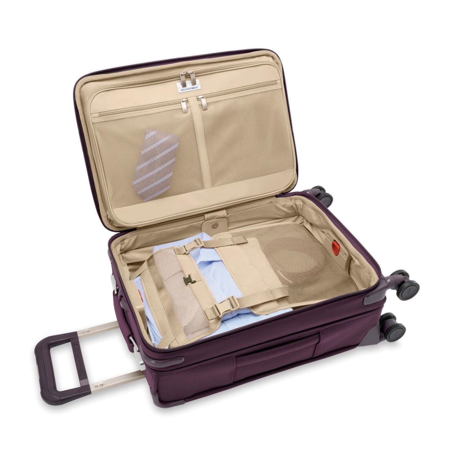 Briggs & Riley Baseline Essential Carry-On Spinner - Plum