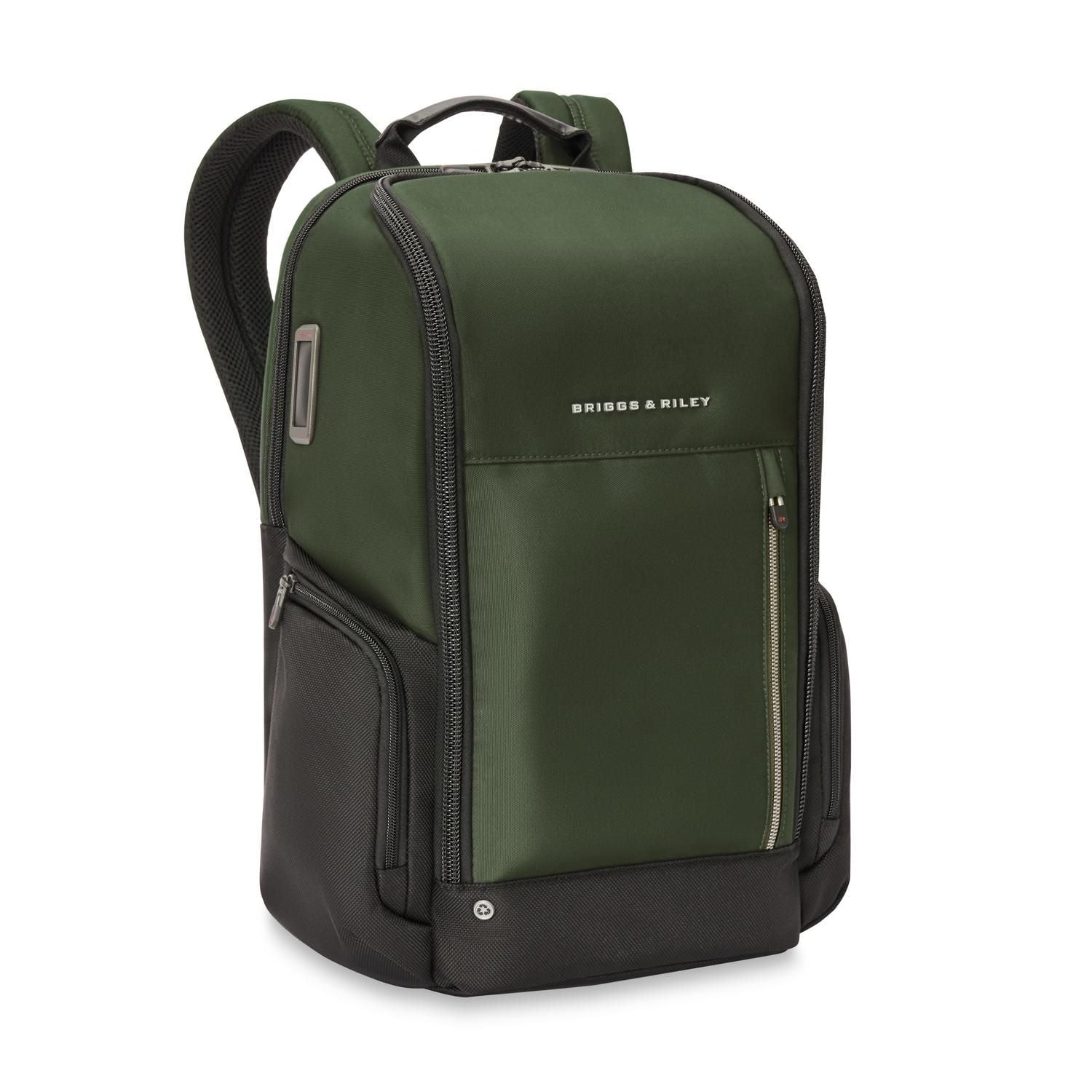 Briggs & Riley HTA Medium Widemouth Backpack - Forest