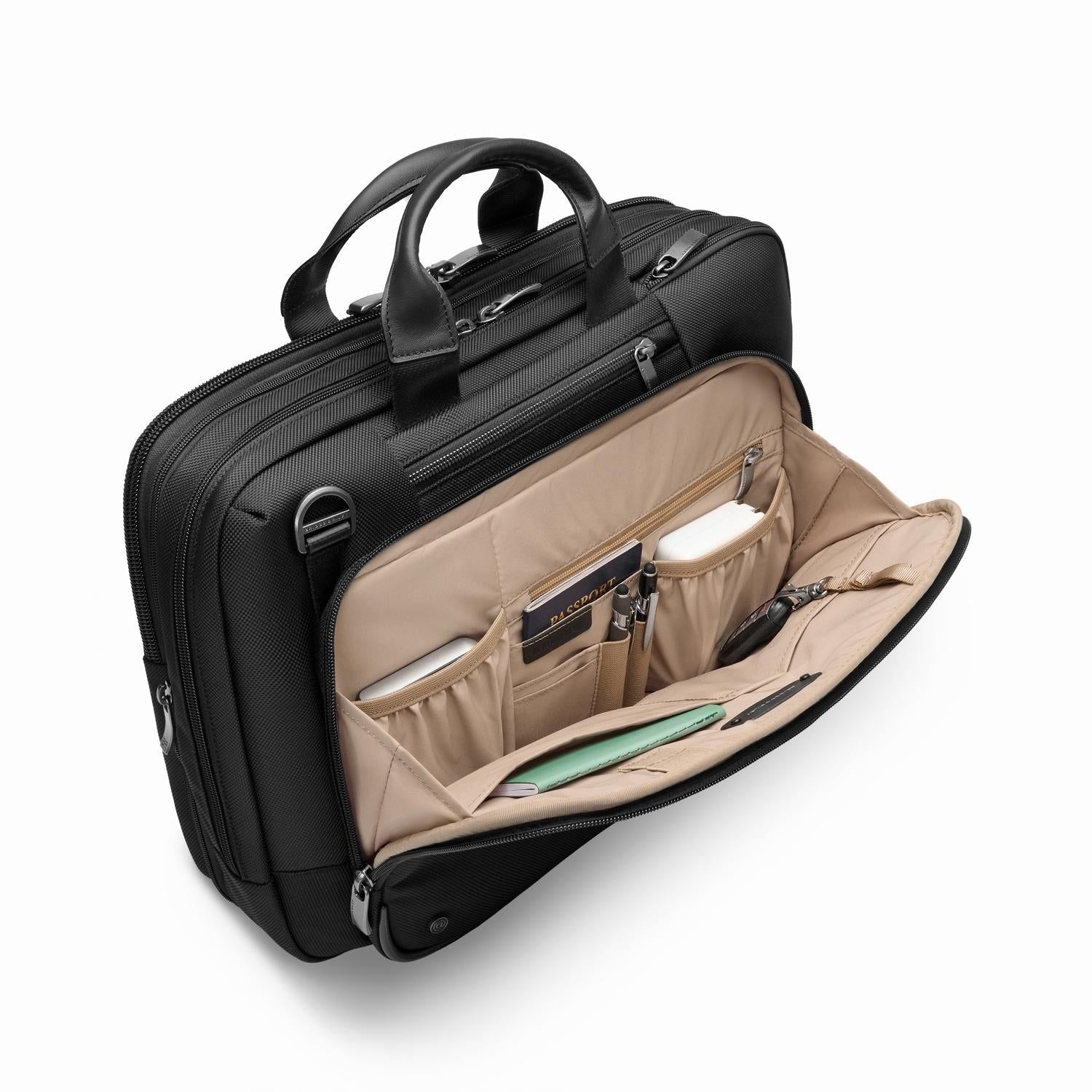 Briggs & Riley @Work Medium Expandable Brief - Black