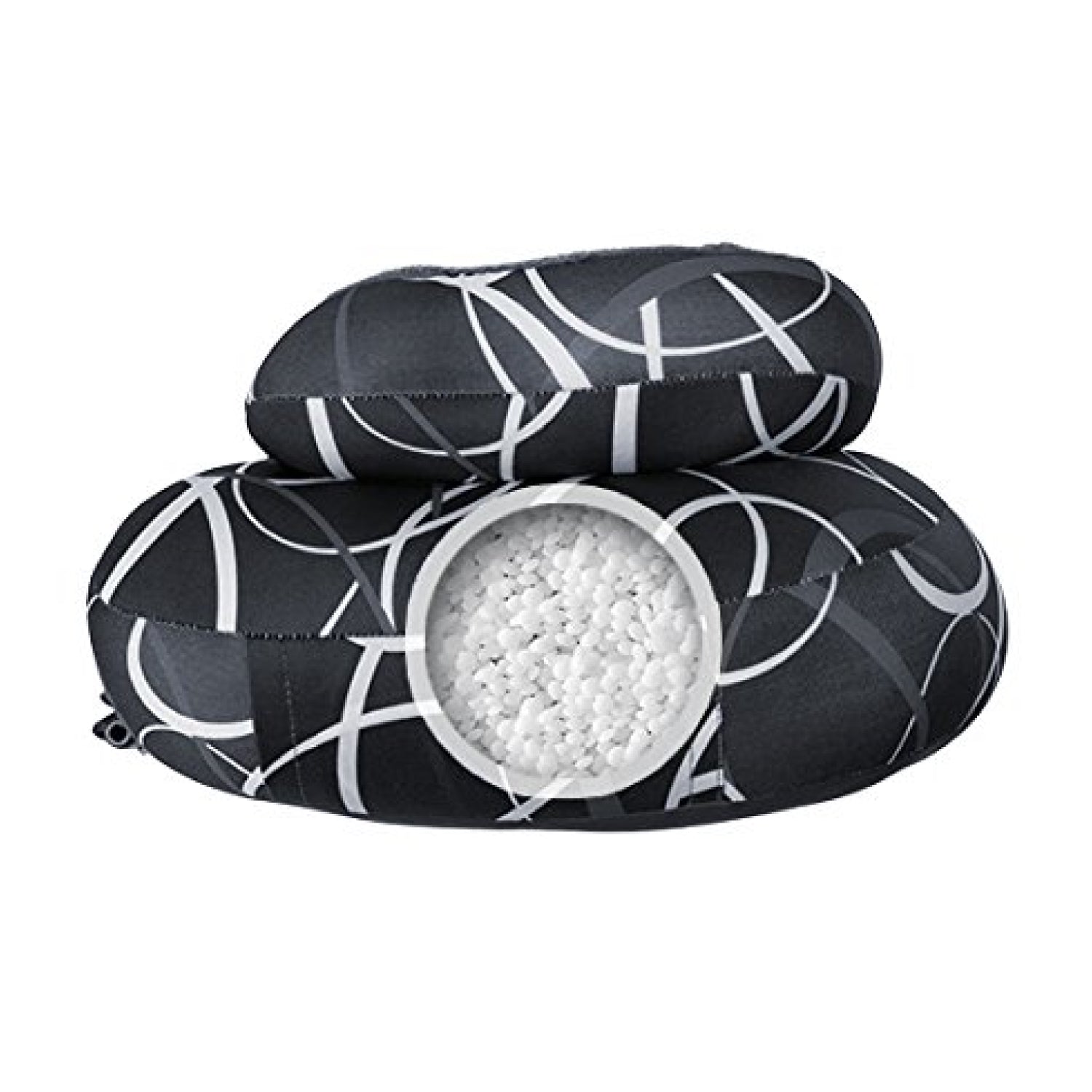 Cabeau Evolution Microbead Travel Neck Pillow - Grey Swerve