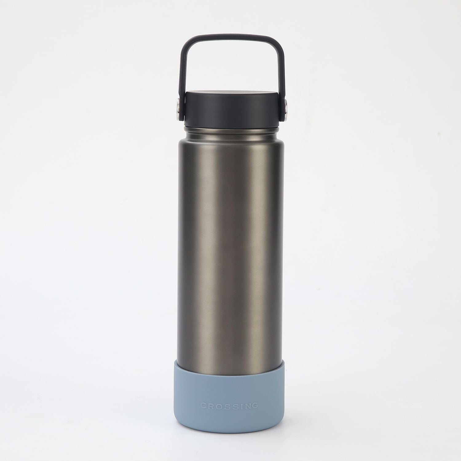 Crossing Bottle Silicone Boot Fits Diameter 7-7.5cm (550ml) Blistered Pack - Ash Blue