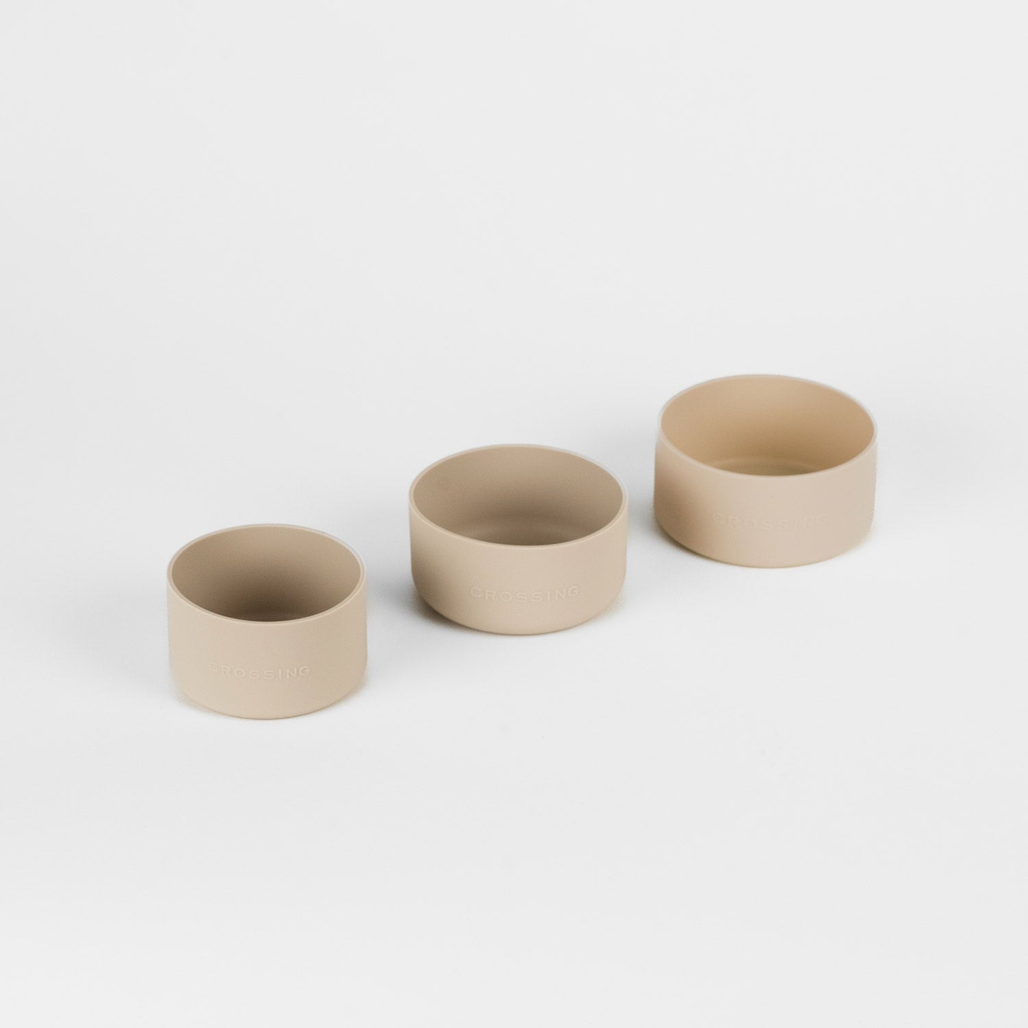 Crossing Silicone Water Bottle Boot - Fits Diameter 7-7.5cm (550ml) Blistered Pack - Beige