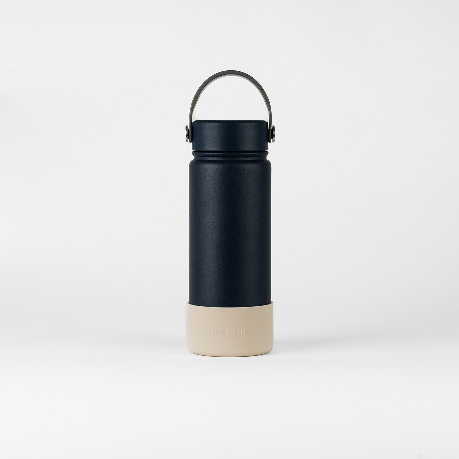 Crossing Silicone Water Bottle Boot - Fits Diameter 7-7.5cm (550ml) Blistered Pack - Beige