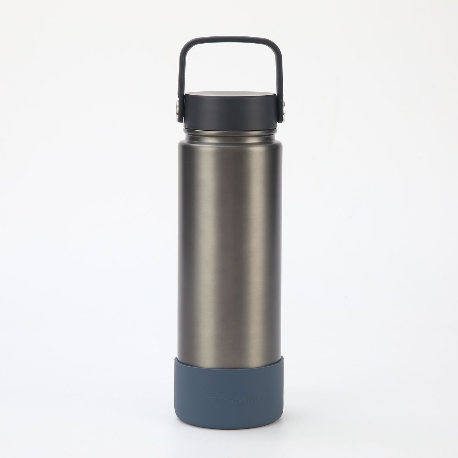 Crossing Bottle Silicone Boot Fits Diameter 7-7.5cm (550ml) Blistered Pack - Charcoal Grey