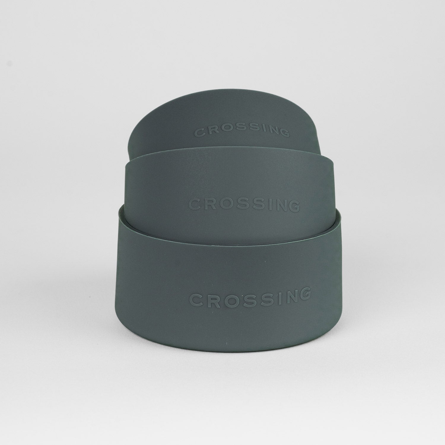 Crossing Silicone Water Bottle Boot - Fits Diameter 8-8.5cm (780ml) Blistered Pack - Forest Green