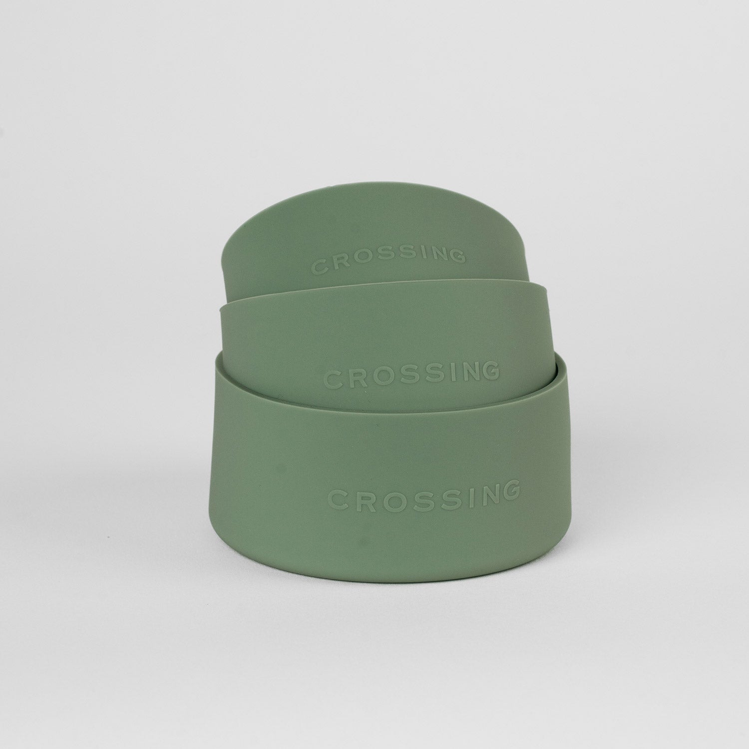 Crossing Silicone Water Bottle Boot - Fits Diameter 8-8.5cm (780ml) Blistered Pack - Sage Green