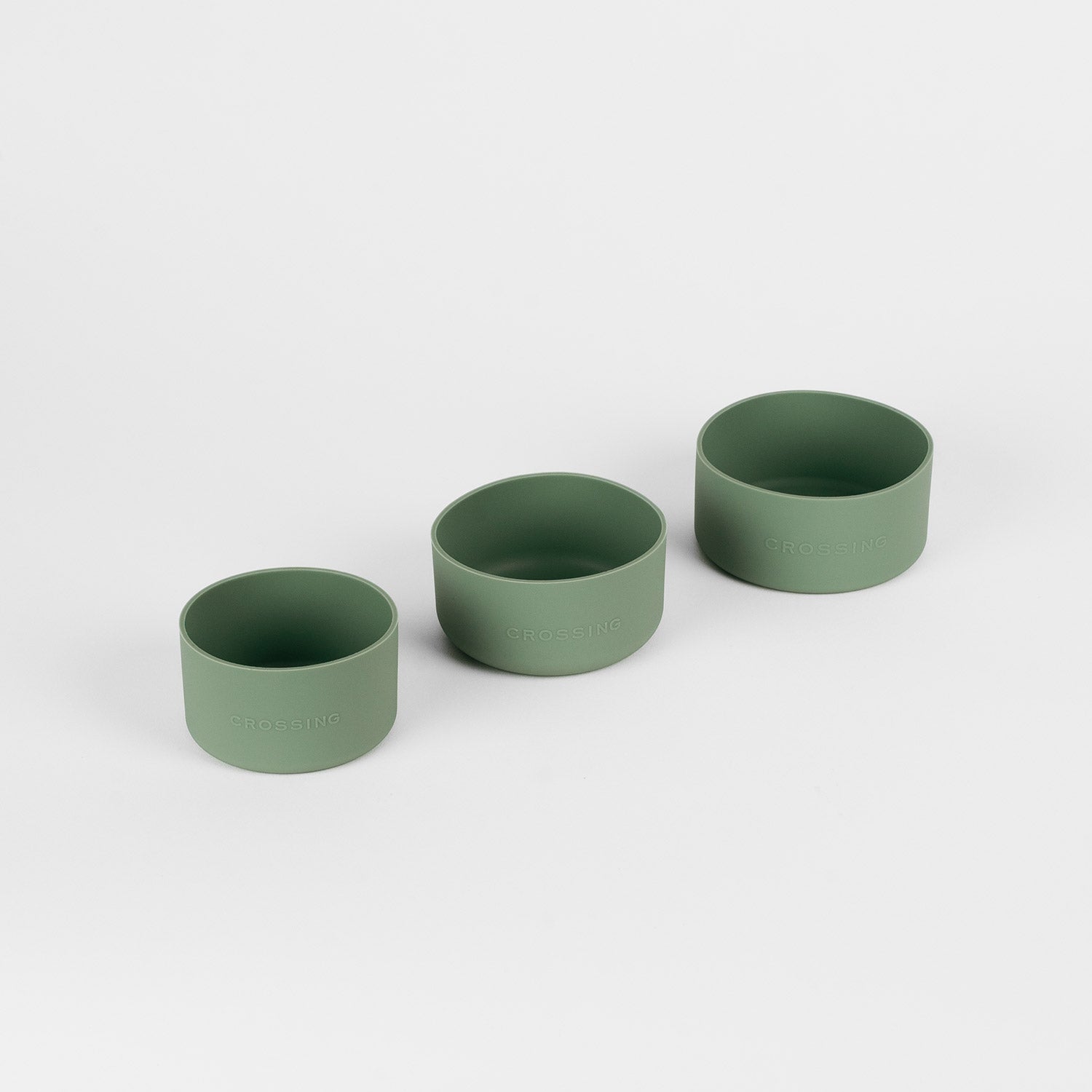 Crossing Silicone Water Bottle Boot - Fits Diameter 8-8.5cm (780ml) Blistered Pack - Sage Green