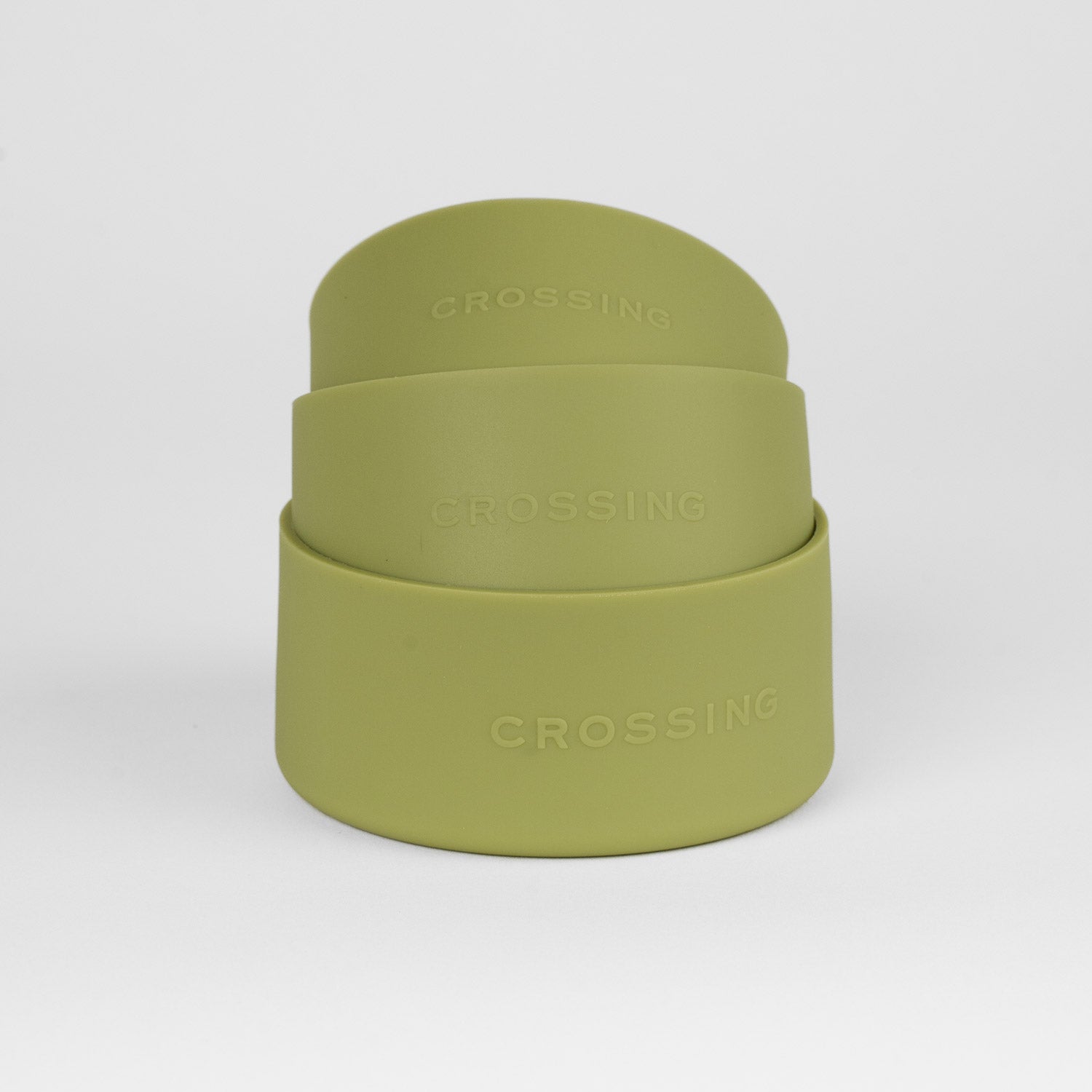 Crossing Silicone Water Bottle Boot - Fits Diameter 9-9.5cm (1100ml) Blistered Pack - Moss