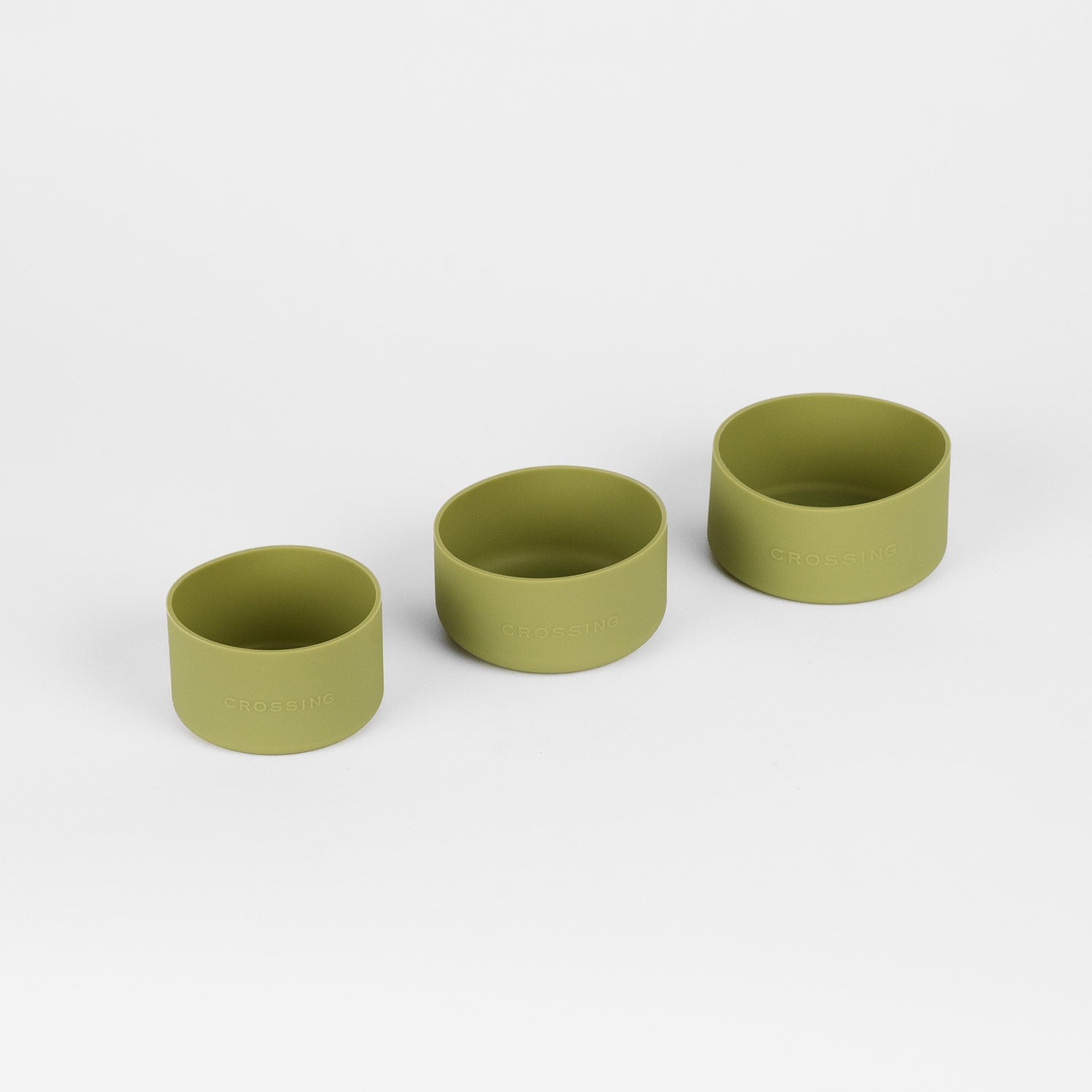 Crossing Silicone Water Bottle Boot - Fits Diameter 9-9.5cm (1100ml) Blistered Pack - Moss