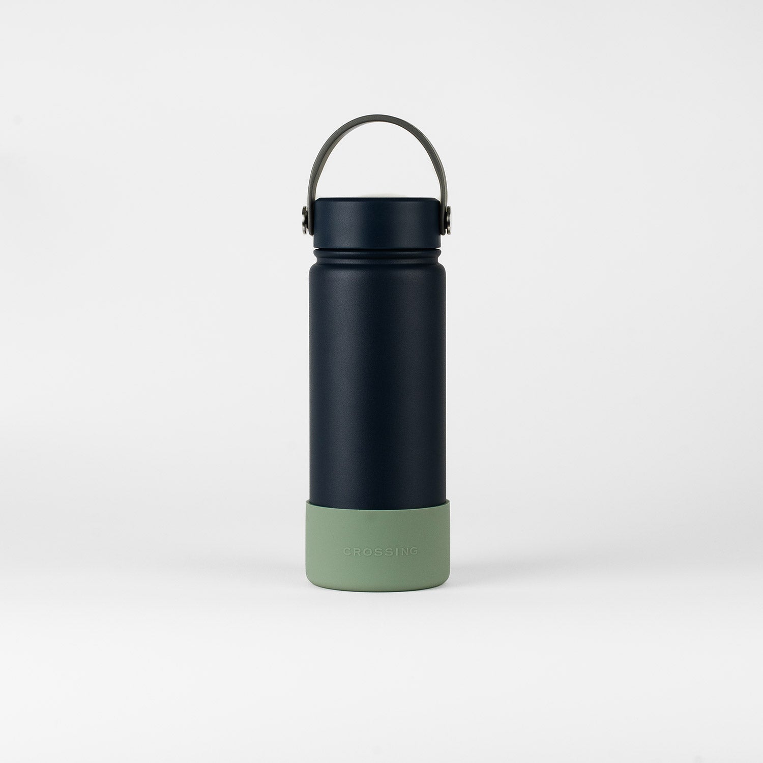 Crossing Silicone Water Bottle Boot - Fits Diameter 9-9.5cm (1100ml) Blistered Pack - Sage Green