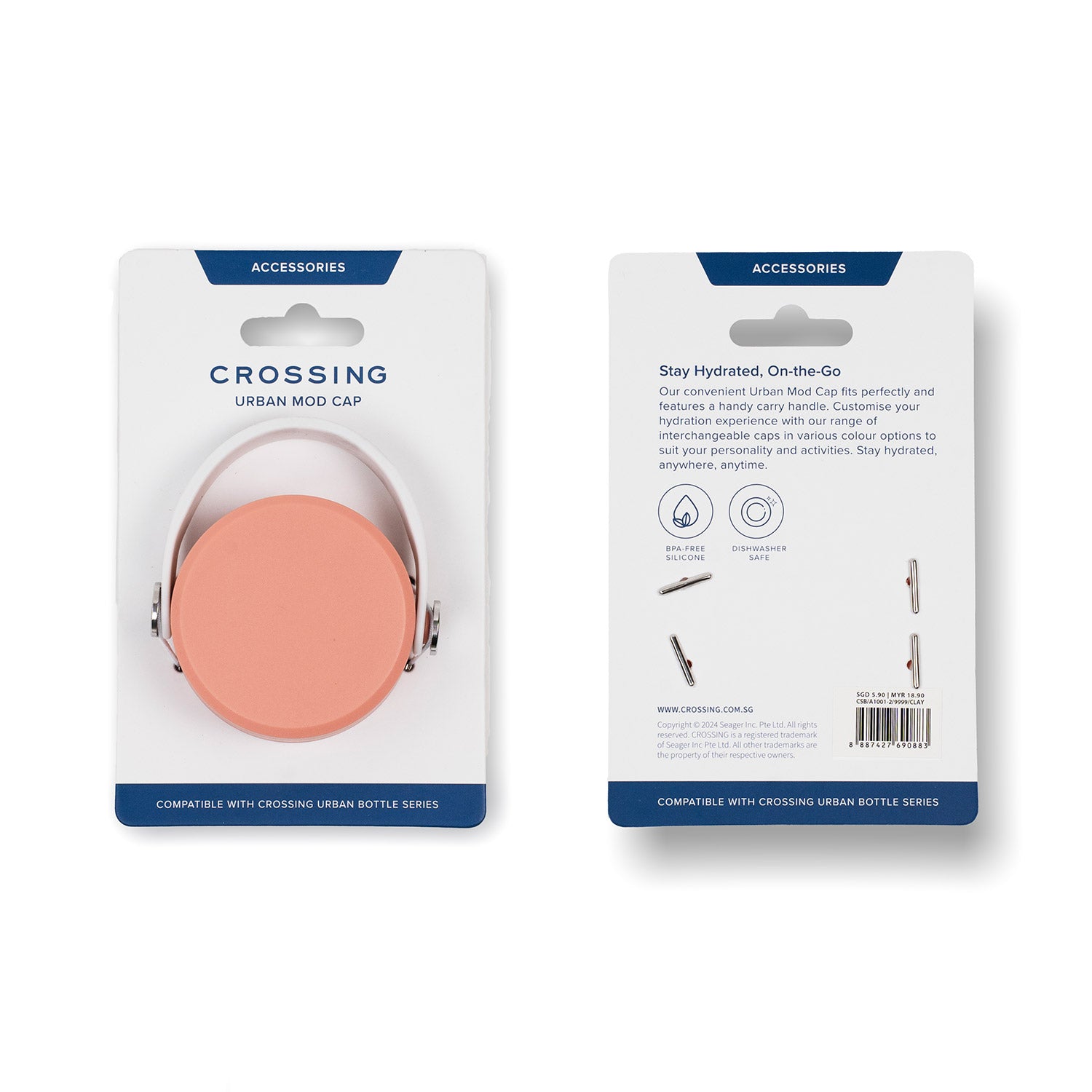 Crossing Bottle Urban Mod Cap - Clay (Brick Red)