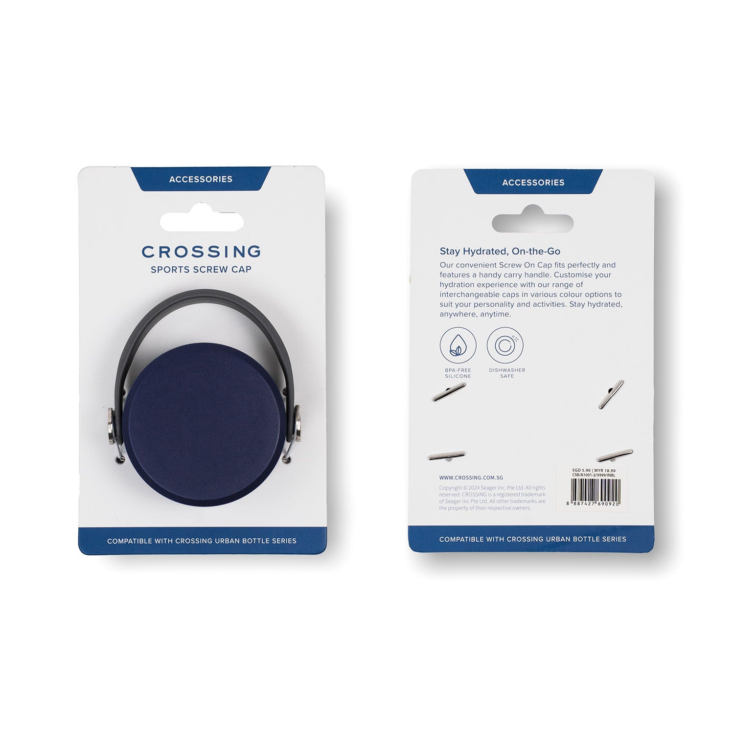 Crossing Bottle Urban Mod Cap - Ink Blue (Dark Blue)