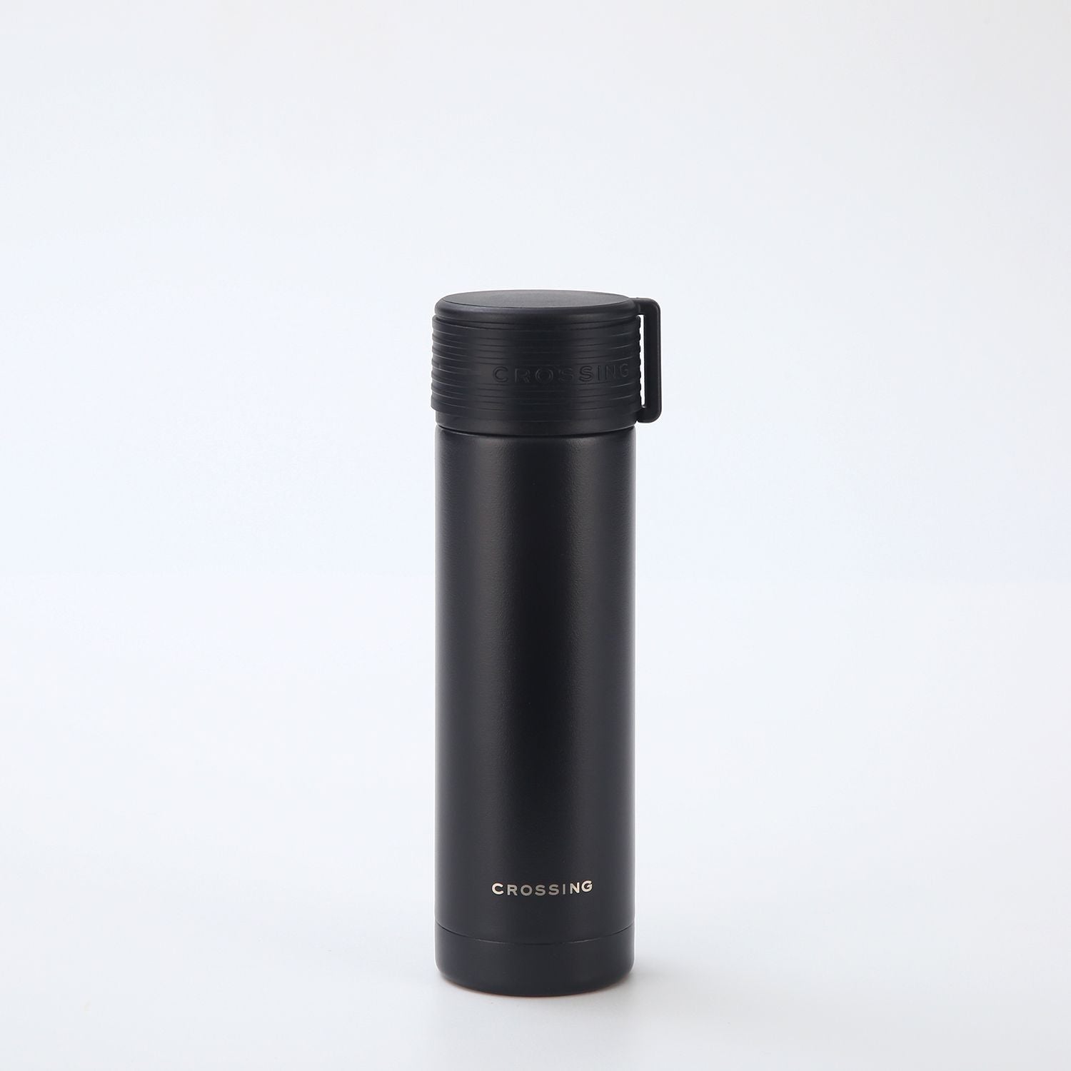 Crossing Compact Slim Insulated S/S Bottle 180ml - Black