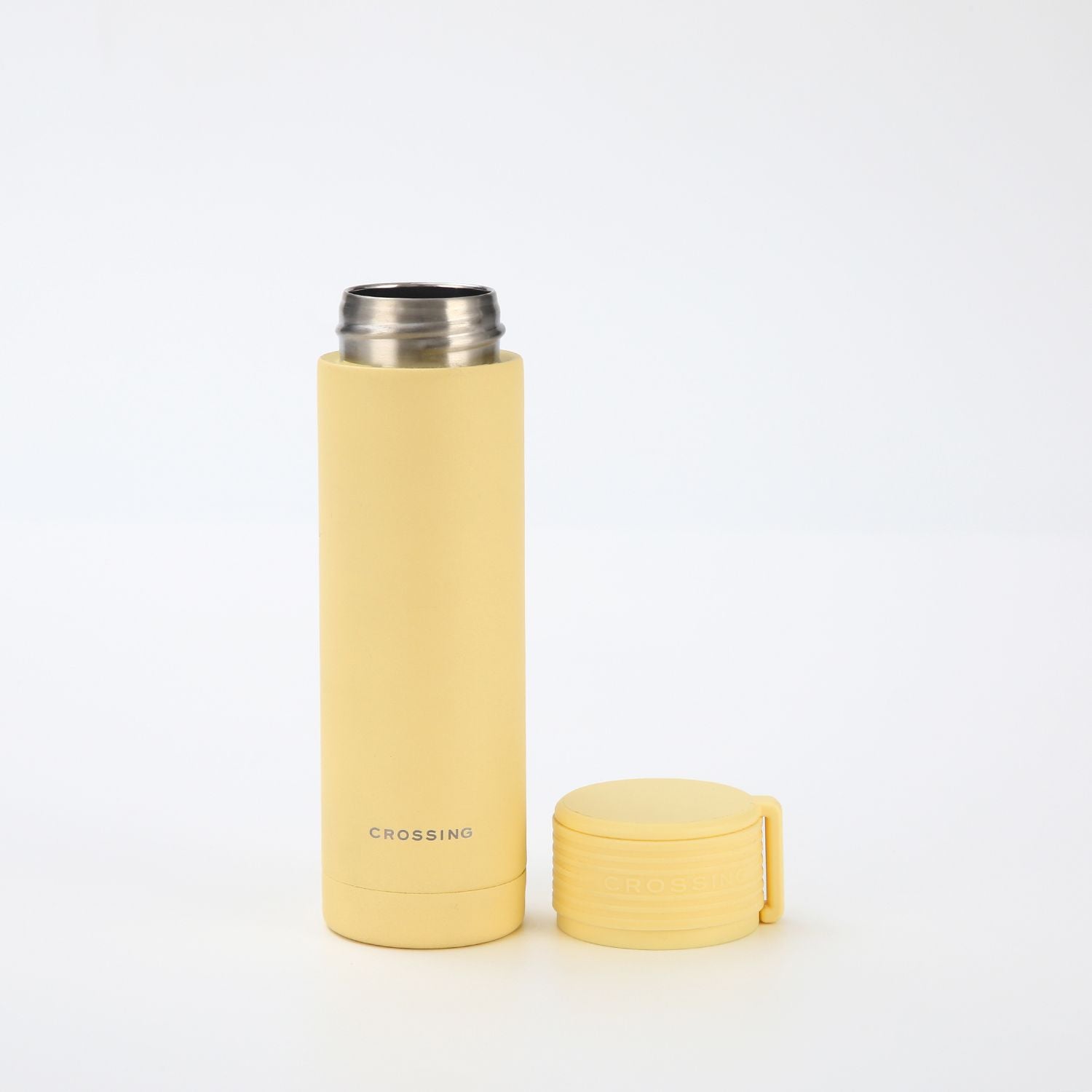 Crossing Compact Slim Insulated S/S Bottle 180ml - Butter Yellow