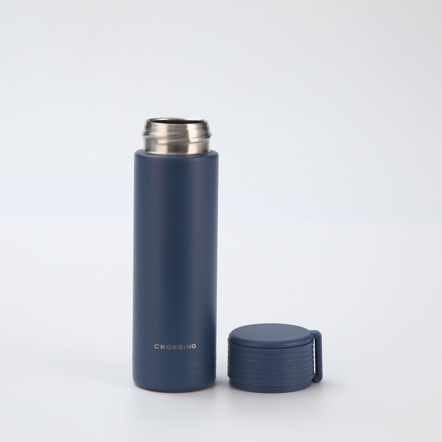 Crossing Compact Slim Insulated S/S Bottle 180ml - Dusty Blue
