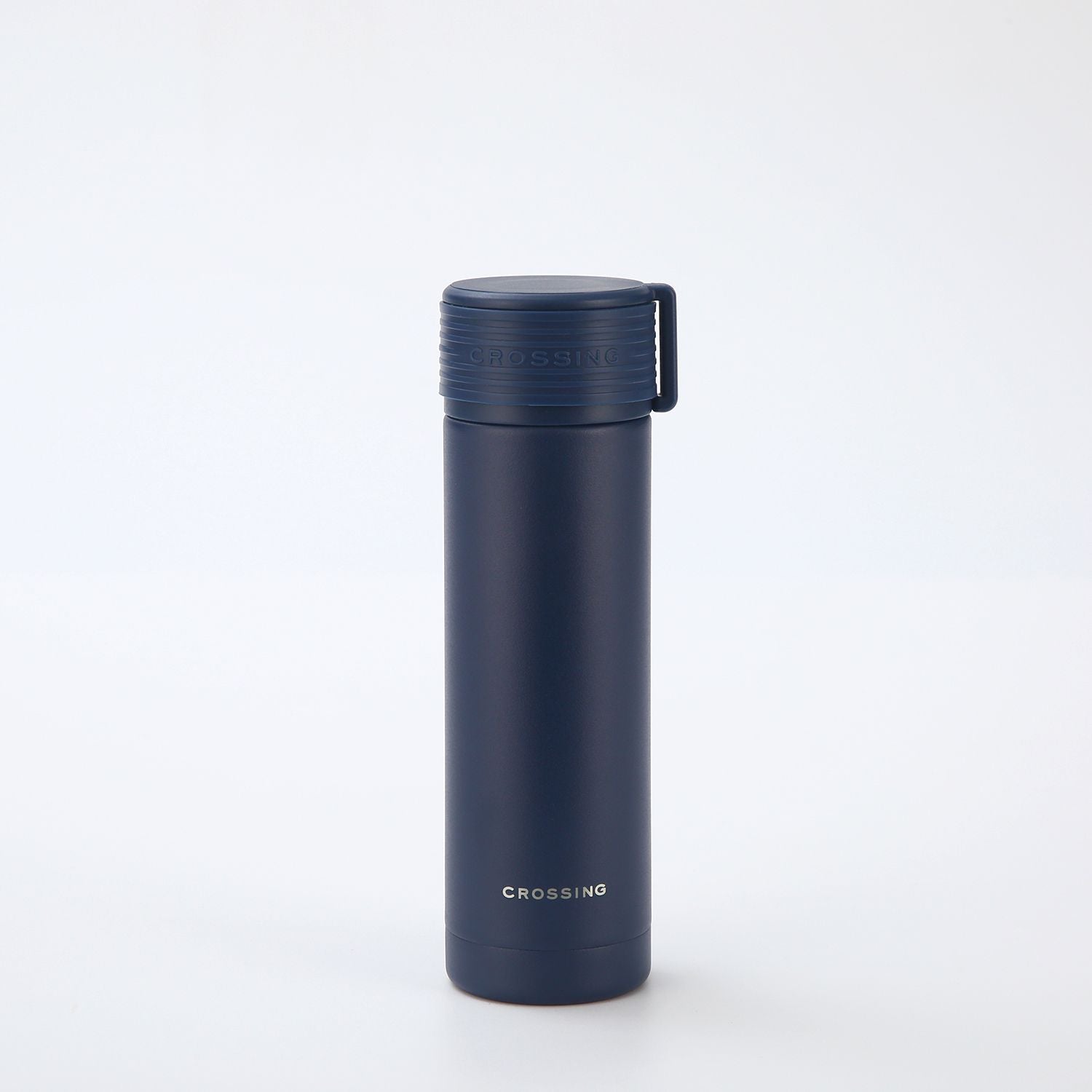 Crossing Compact Slim Insulated S/S Bottle 180ml - Ink Blue