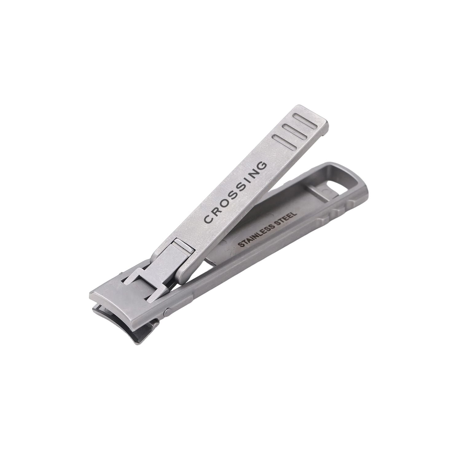 Crossing Compact Travel Stainless-Steel Nail Clippers With Pouch V2 - Pink