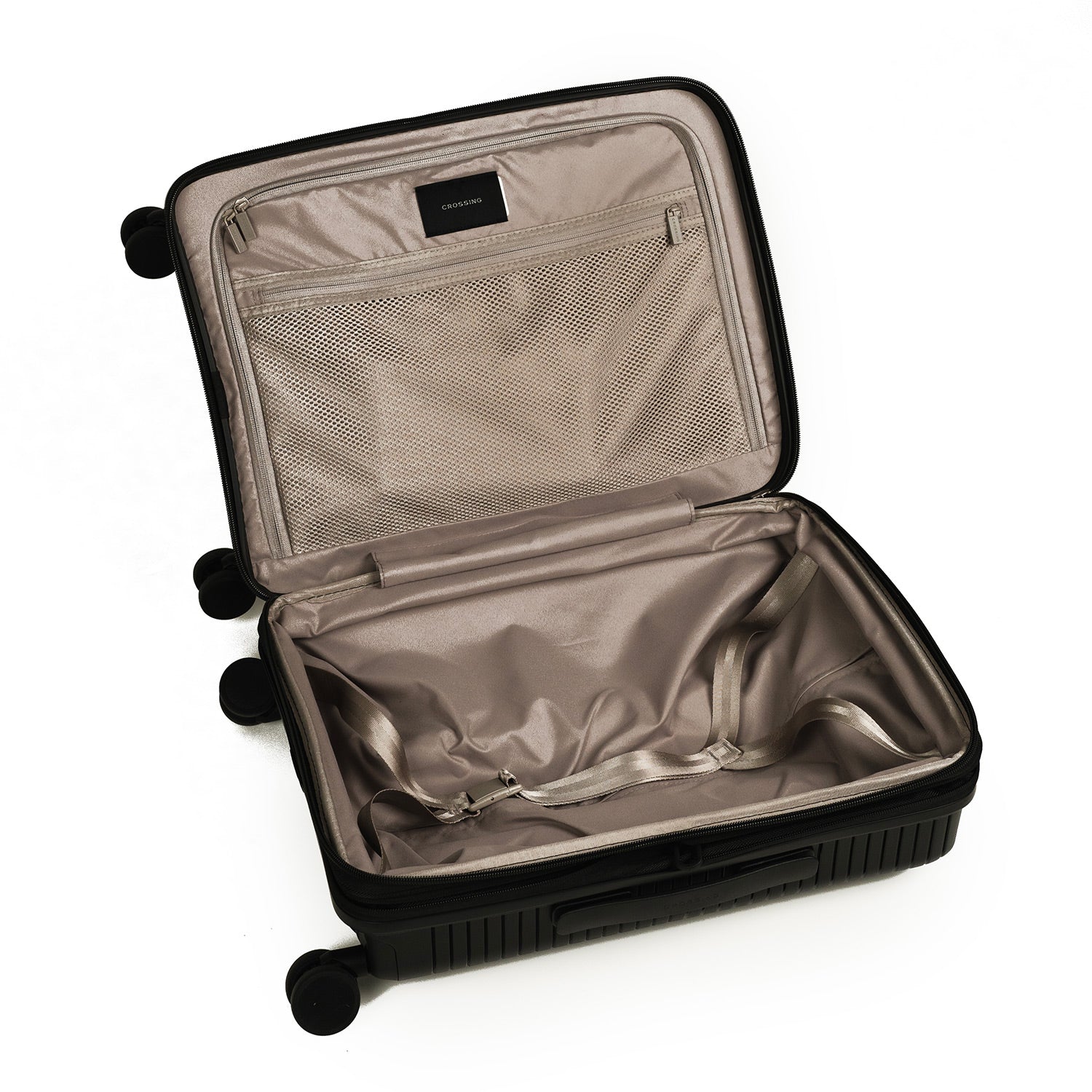 Crossing GLID Polypropylene Carry On 20" Luggage - Black