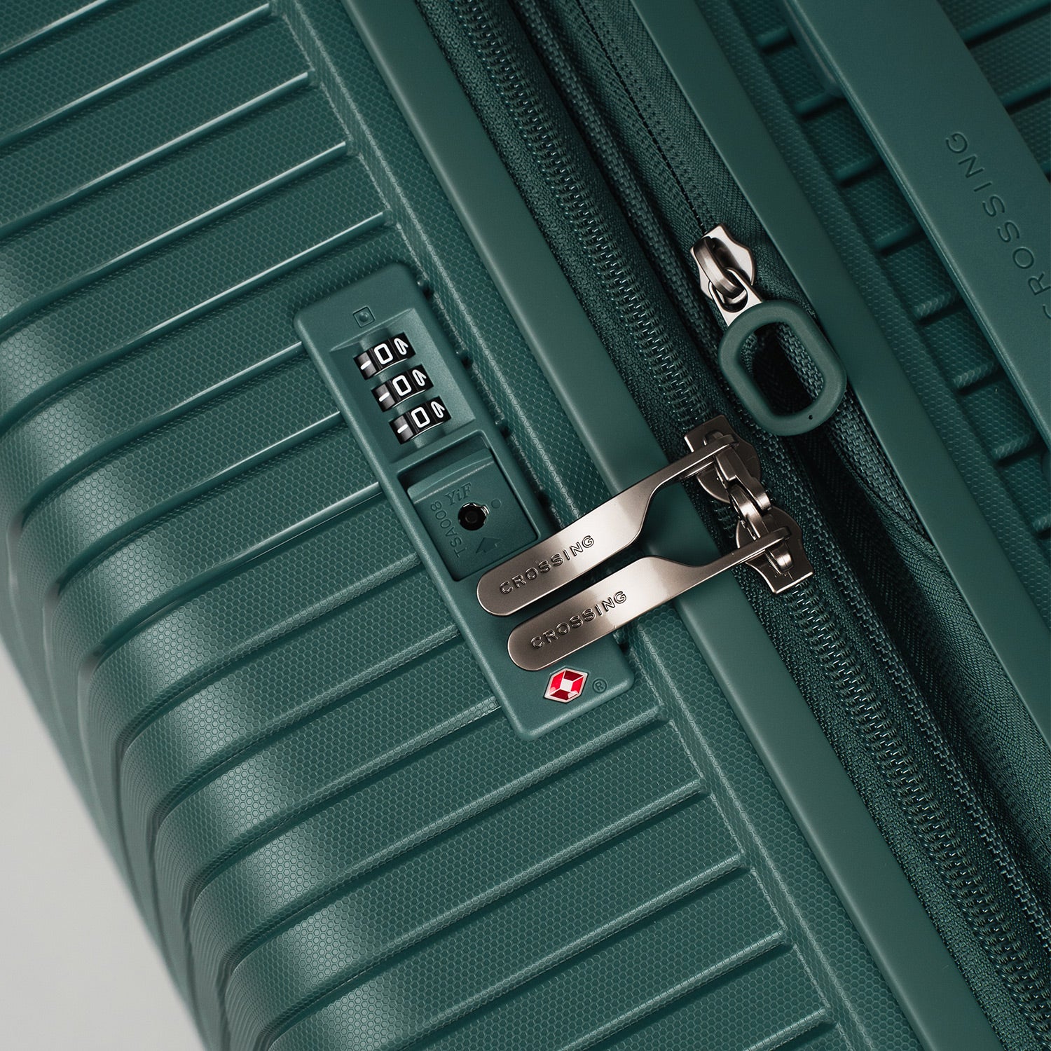 Crossing GLID Polypropylene Carry On 20" Luggage - Green