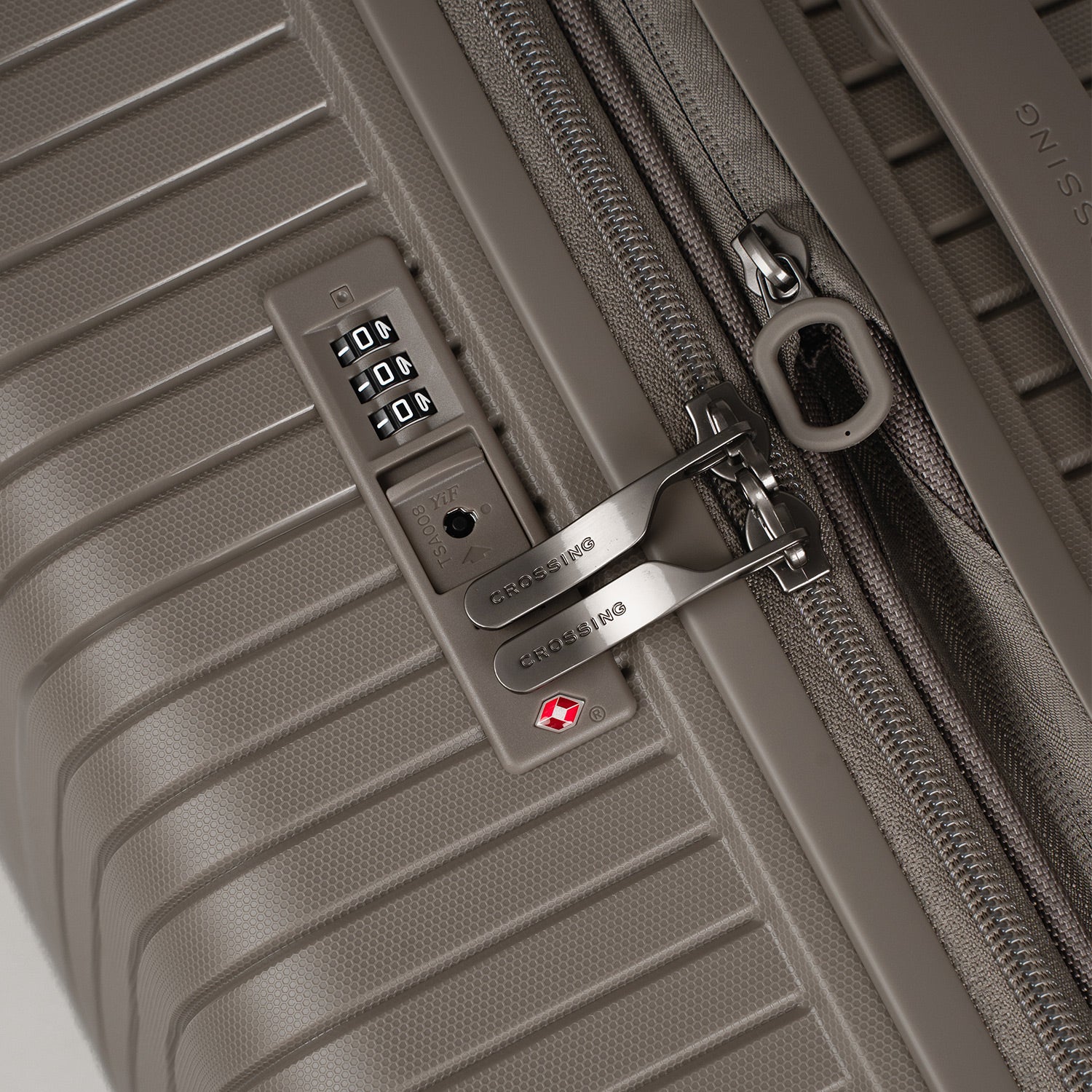 Crossing GLID Polypropylene Medium 25" Luggage - Taupe