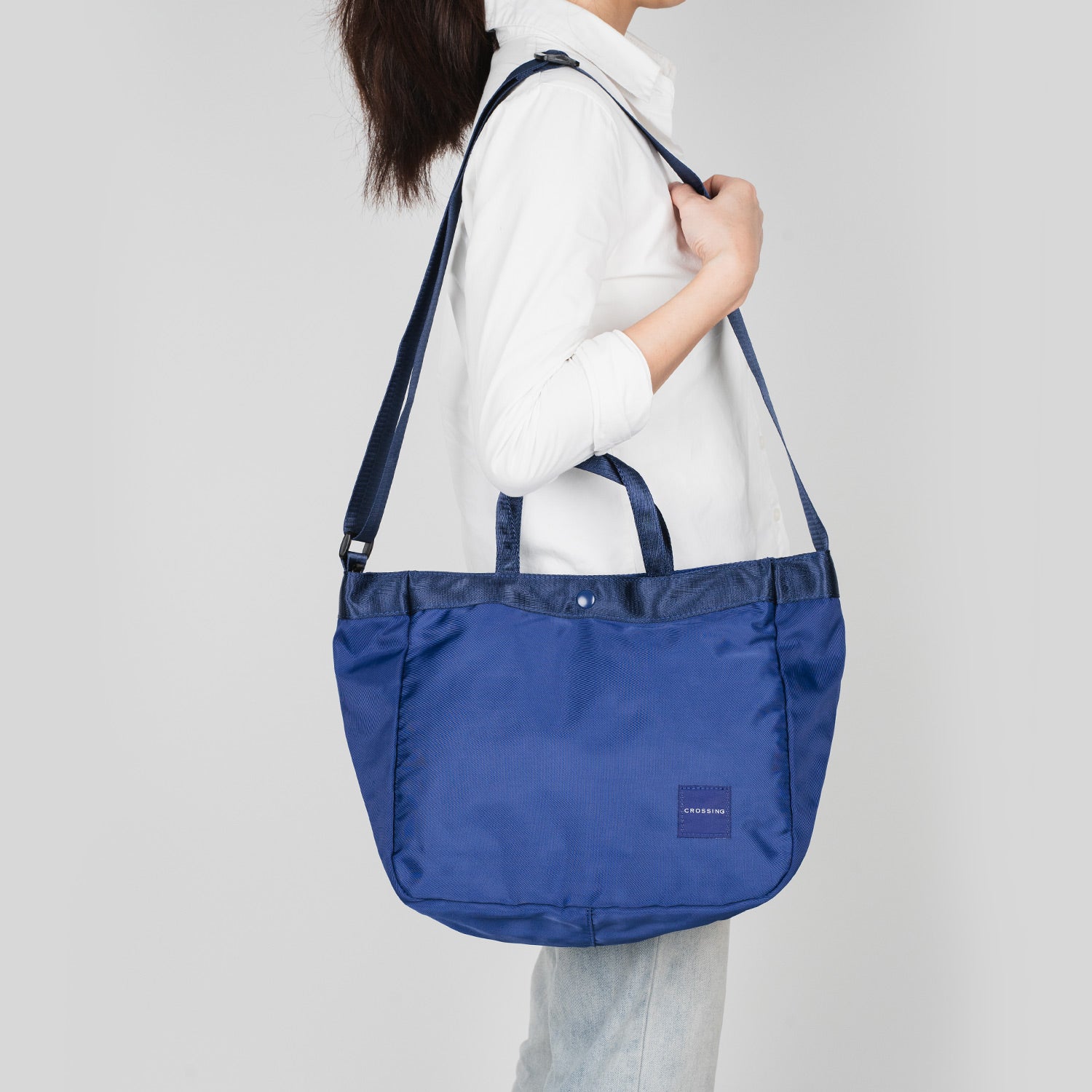 Crossing Hollis Anti-Theft RFID Dual Carry Crossbody Bag - Blue