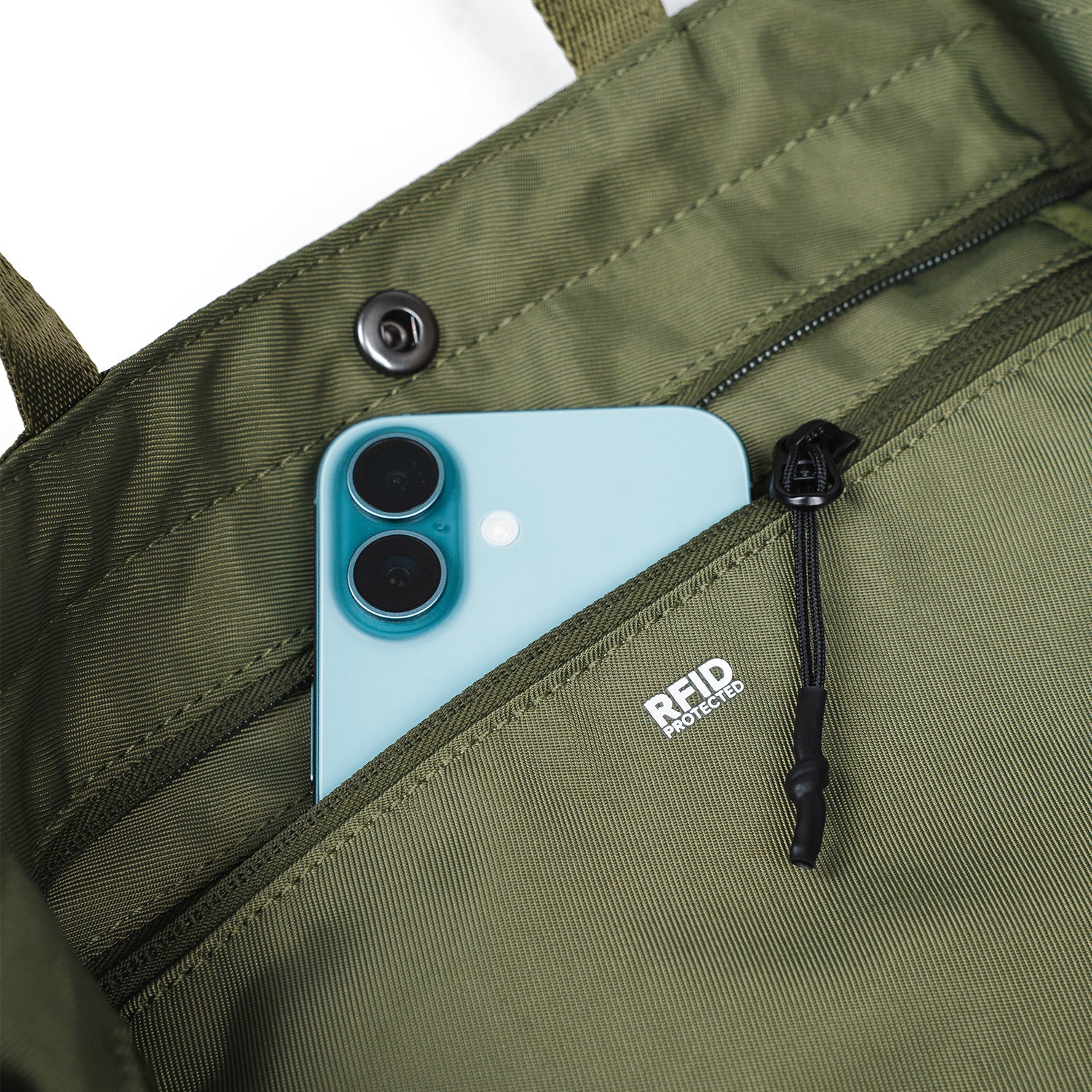 Crossing Hollis Anti-Theft RFID Dual Carry Crossbody Bag - Olive