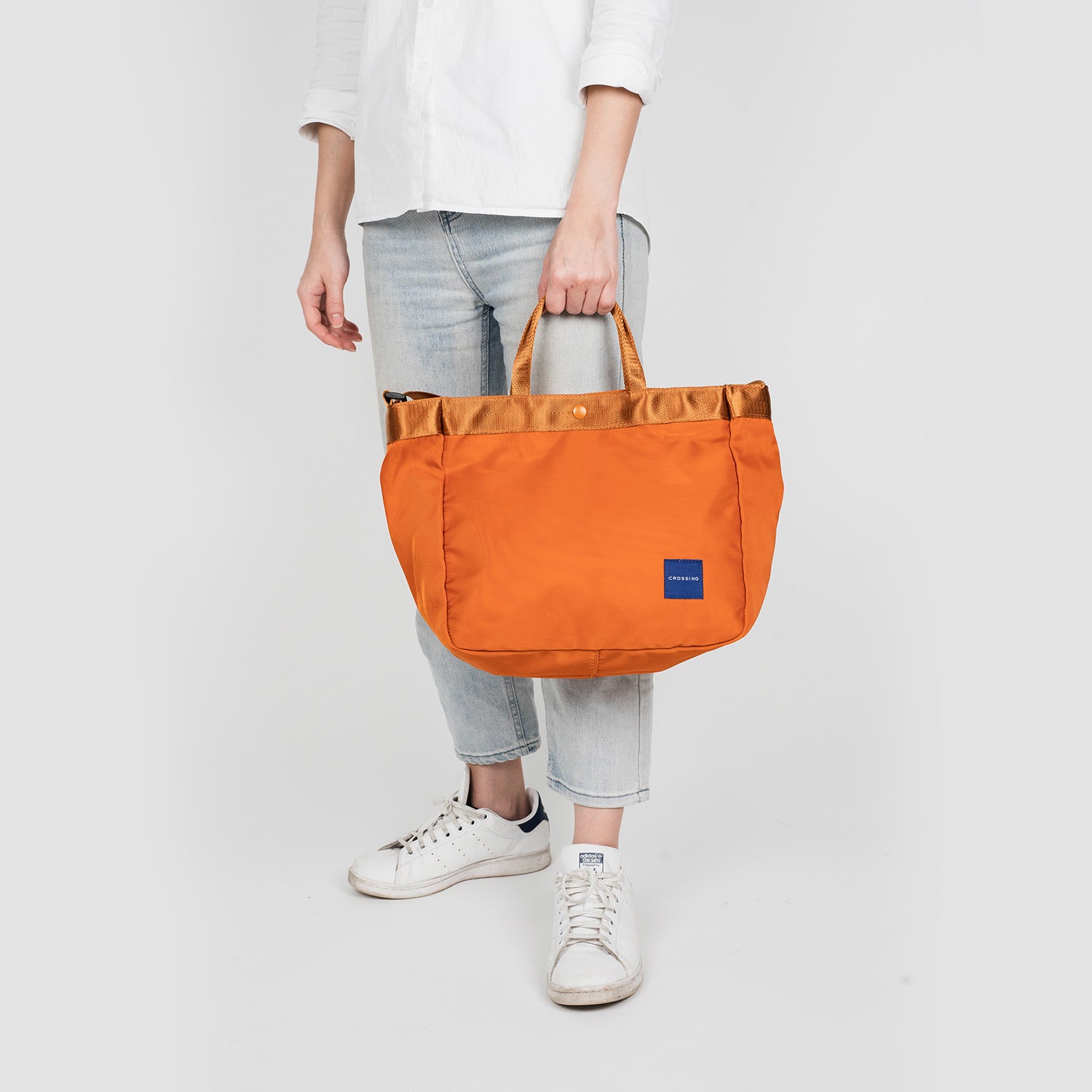 Crossing Hollis Anti-Theft RFID Dual Carry Crossbody Bag - Orange